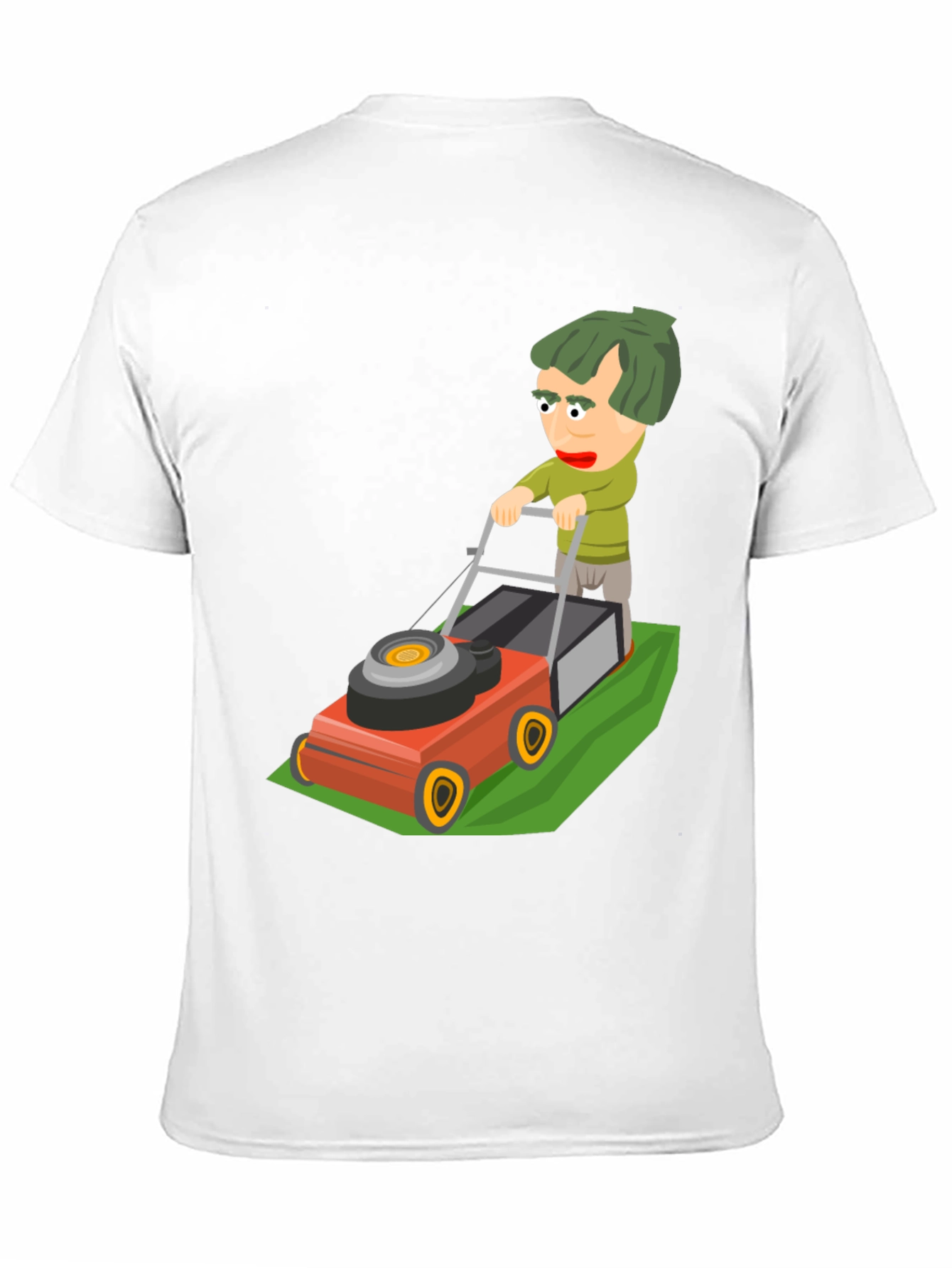Cartoon Lawn Mower Graphic Tee