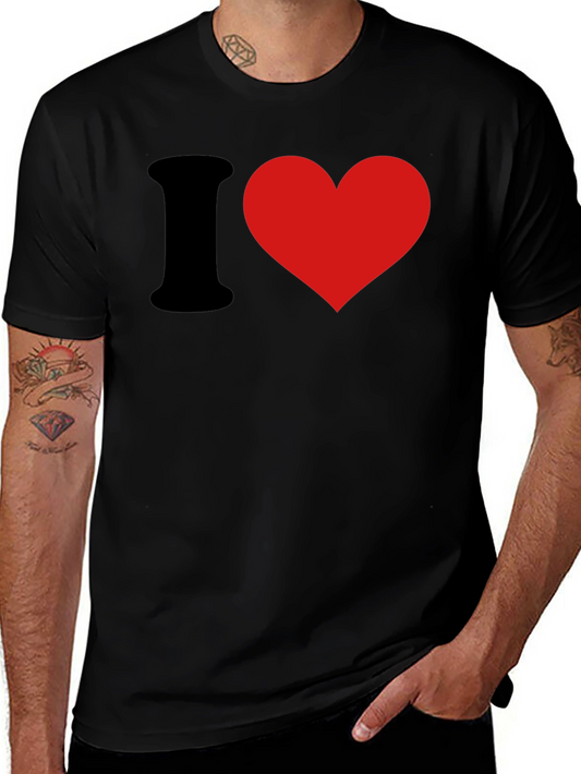 I Love Black T-Shirt - Classic Heart Tee