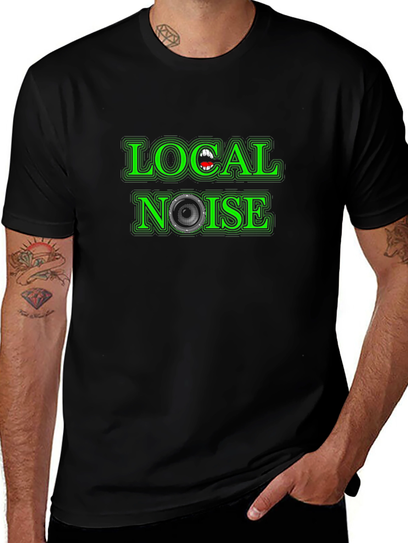Local Noise Black Graphic Tee