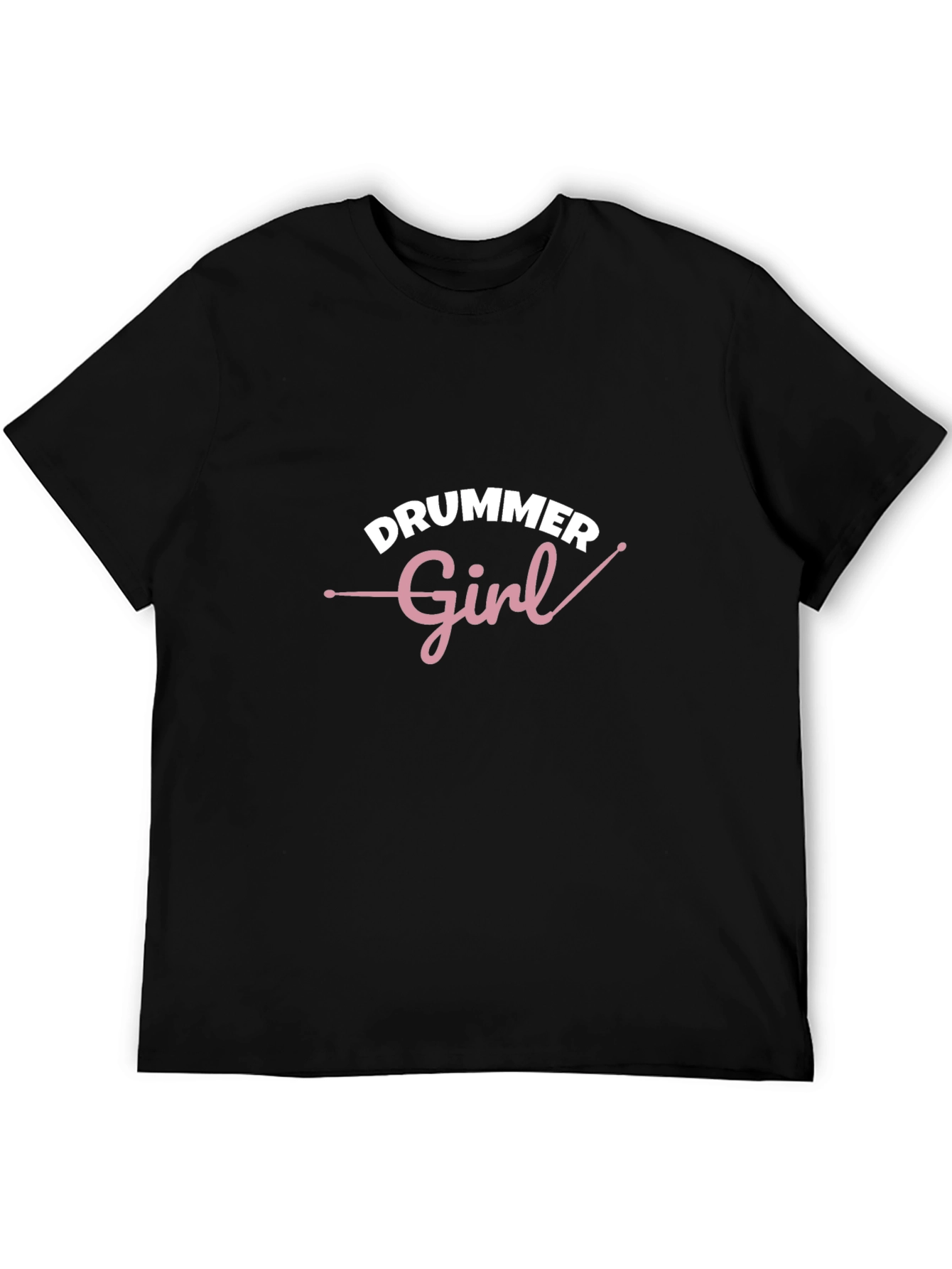 Drummer Girl Graphic Tee - Music Lover Shirt