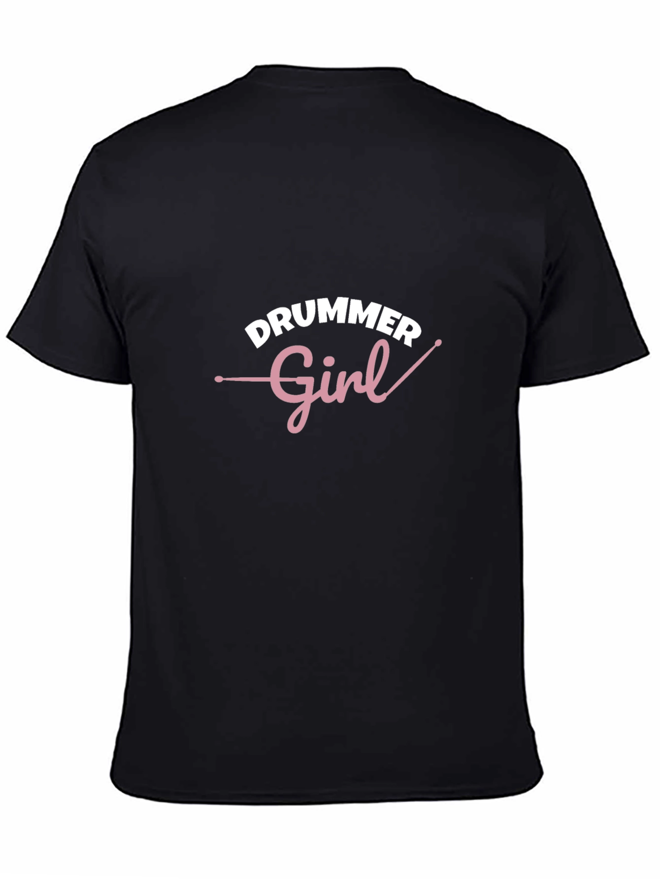 Drummer Girl Graphic Tee - Music Lover Shirt