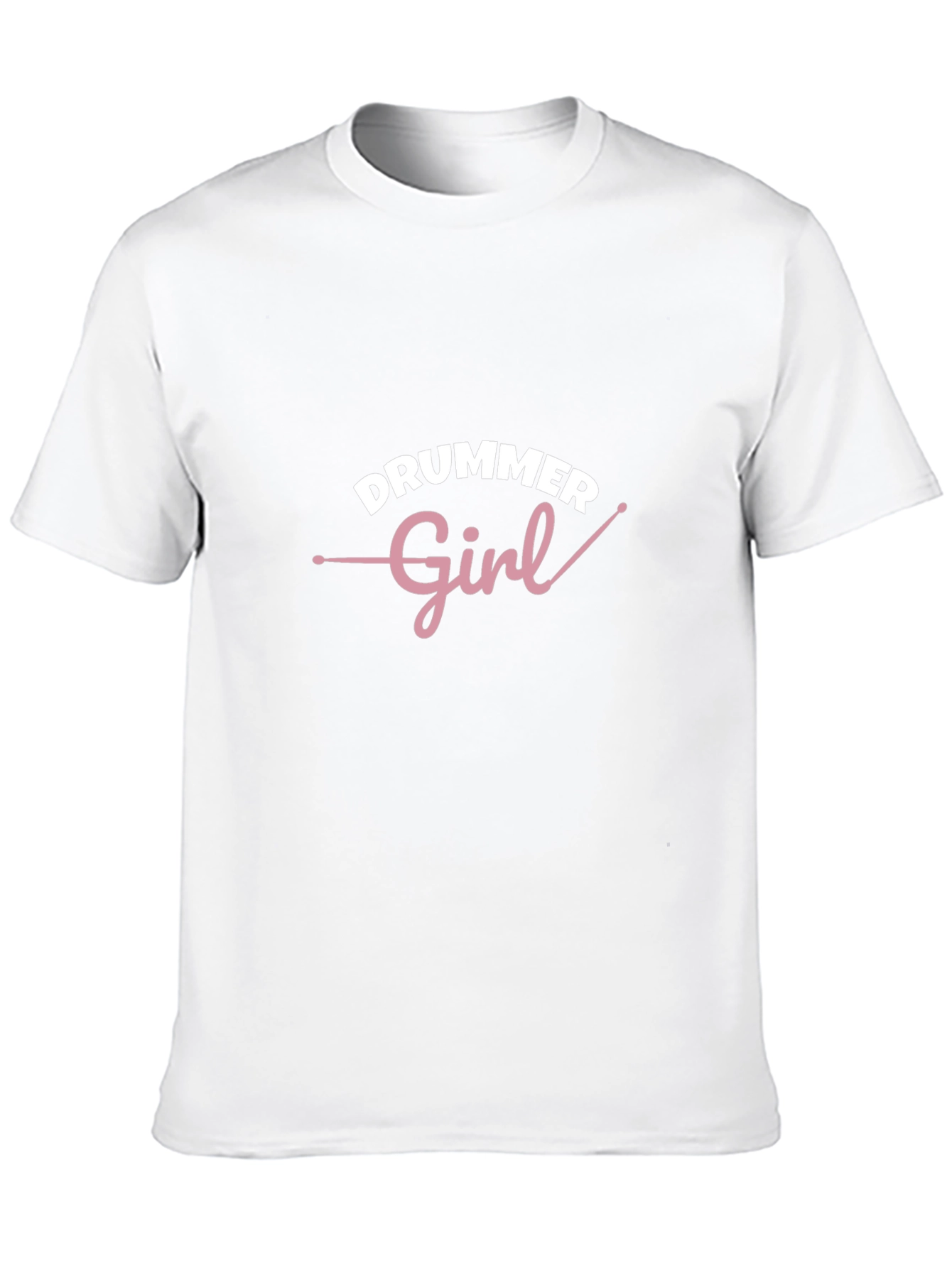 Drummer Girl Graphic Tee - Music Lover Shirt