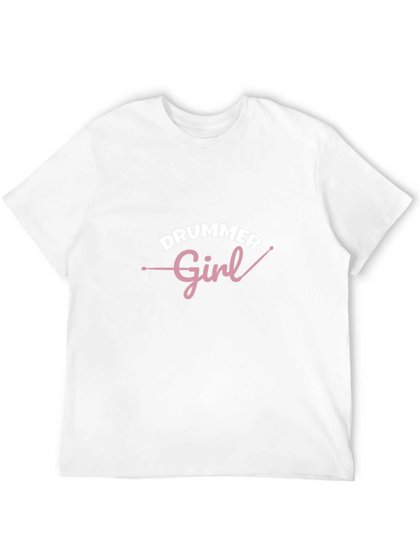 Drummer Girl Graphic Tee - Music Lover Shirt