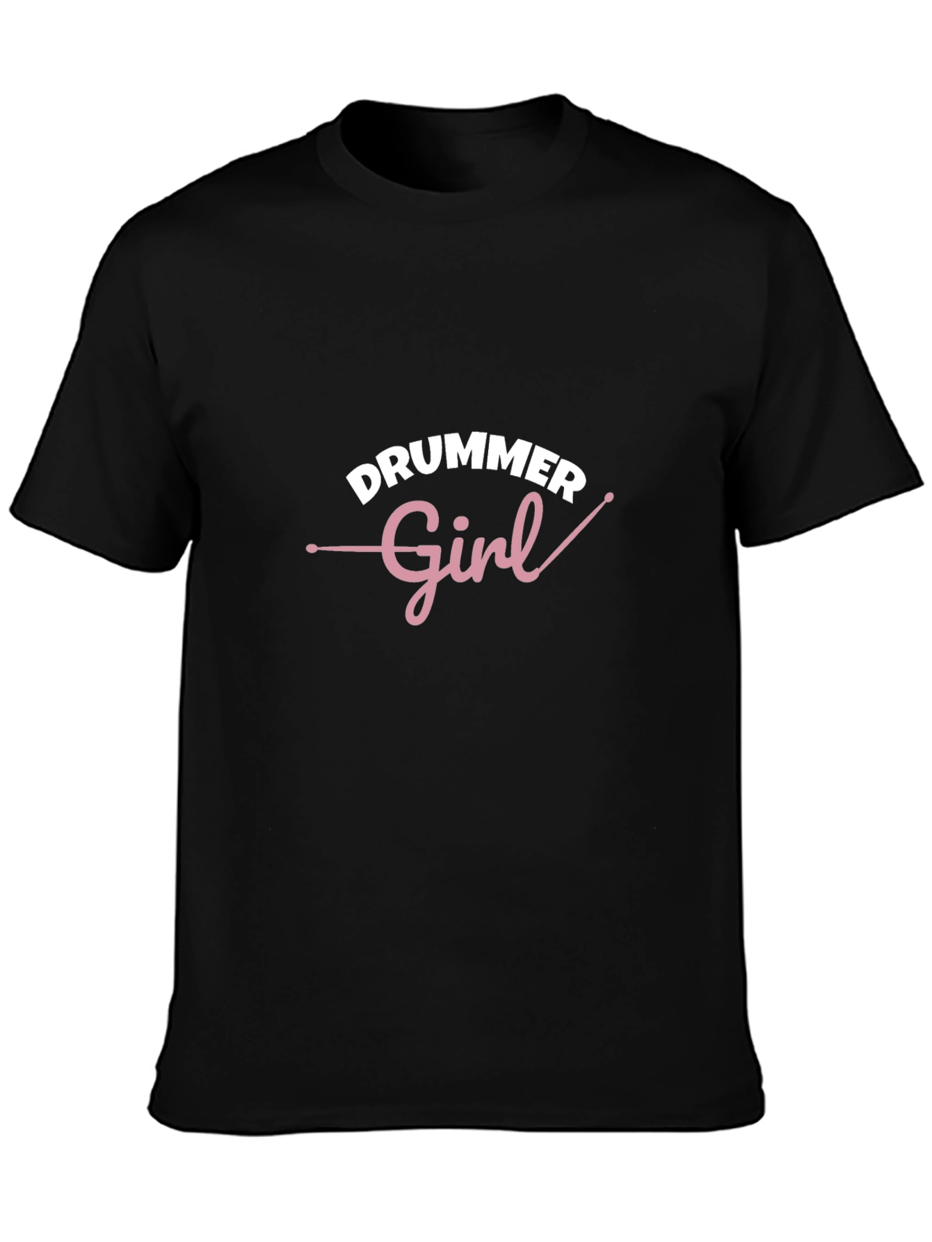 Drummer Girl Graphic Tee - Music Lover Shirt