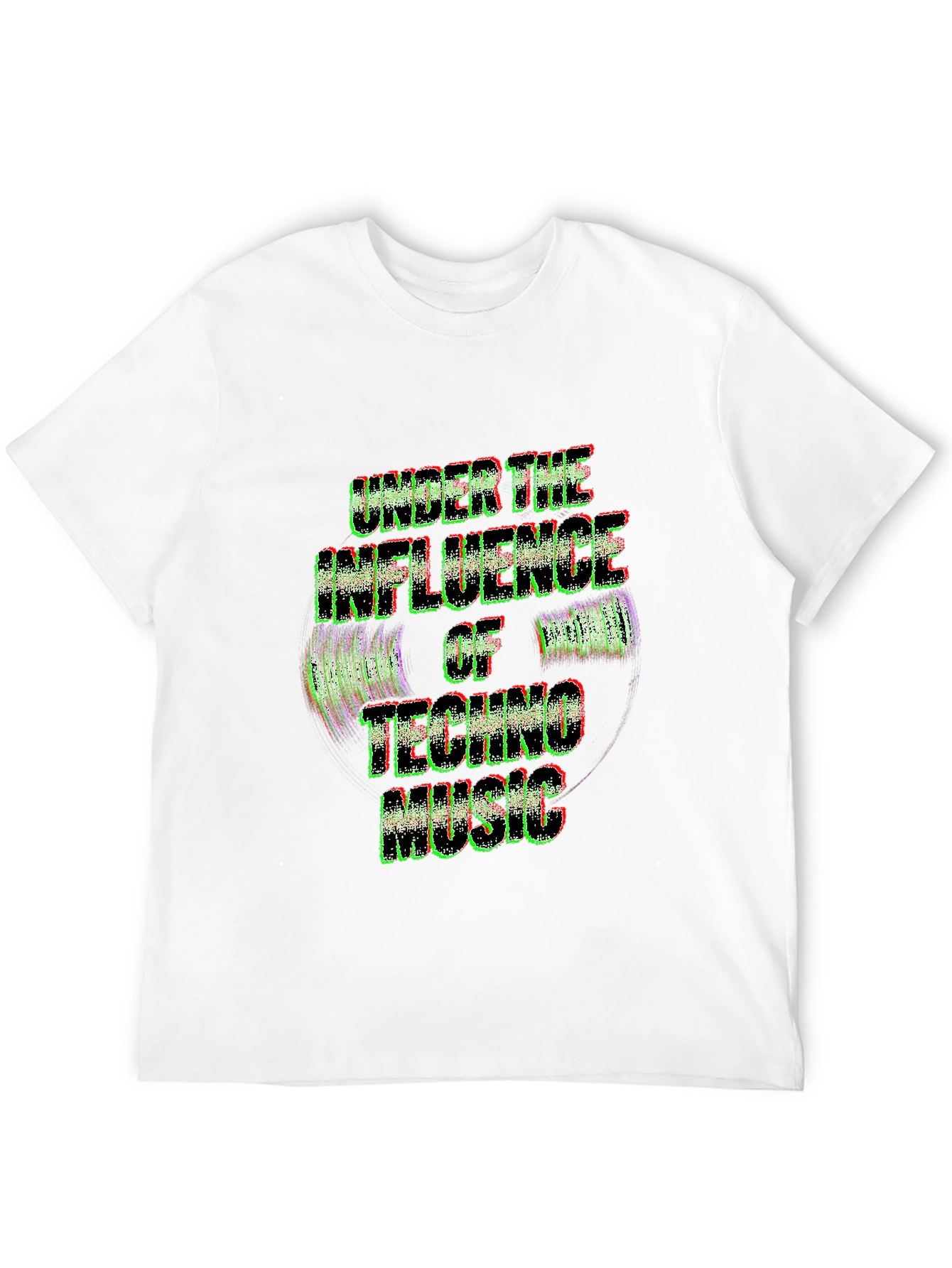 Techno Music Influence Black Tee