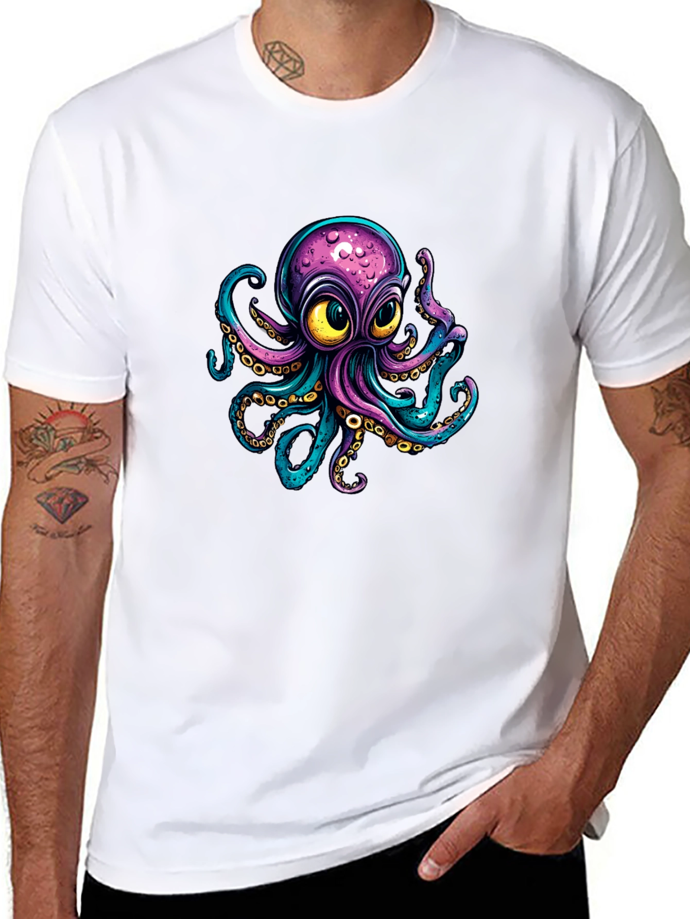 Octopus Graphic T-Shirt - Unique Design Tee