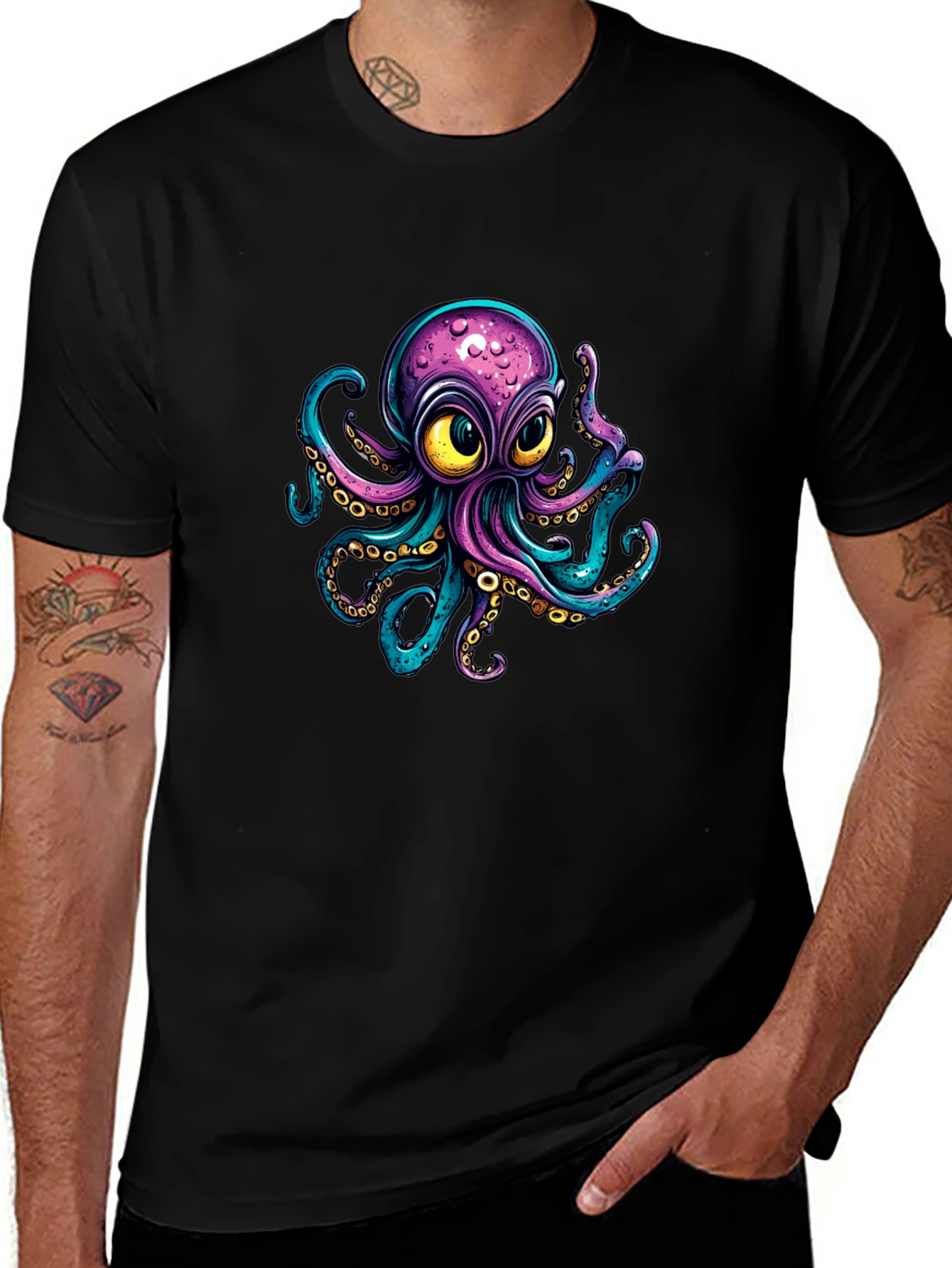 Octopus Graphic T-Shirt - Unique Design Tee