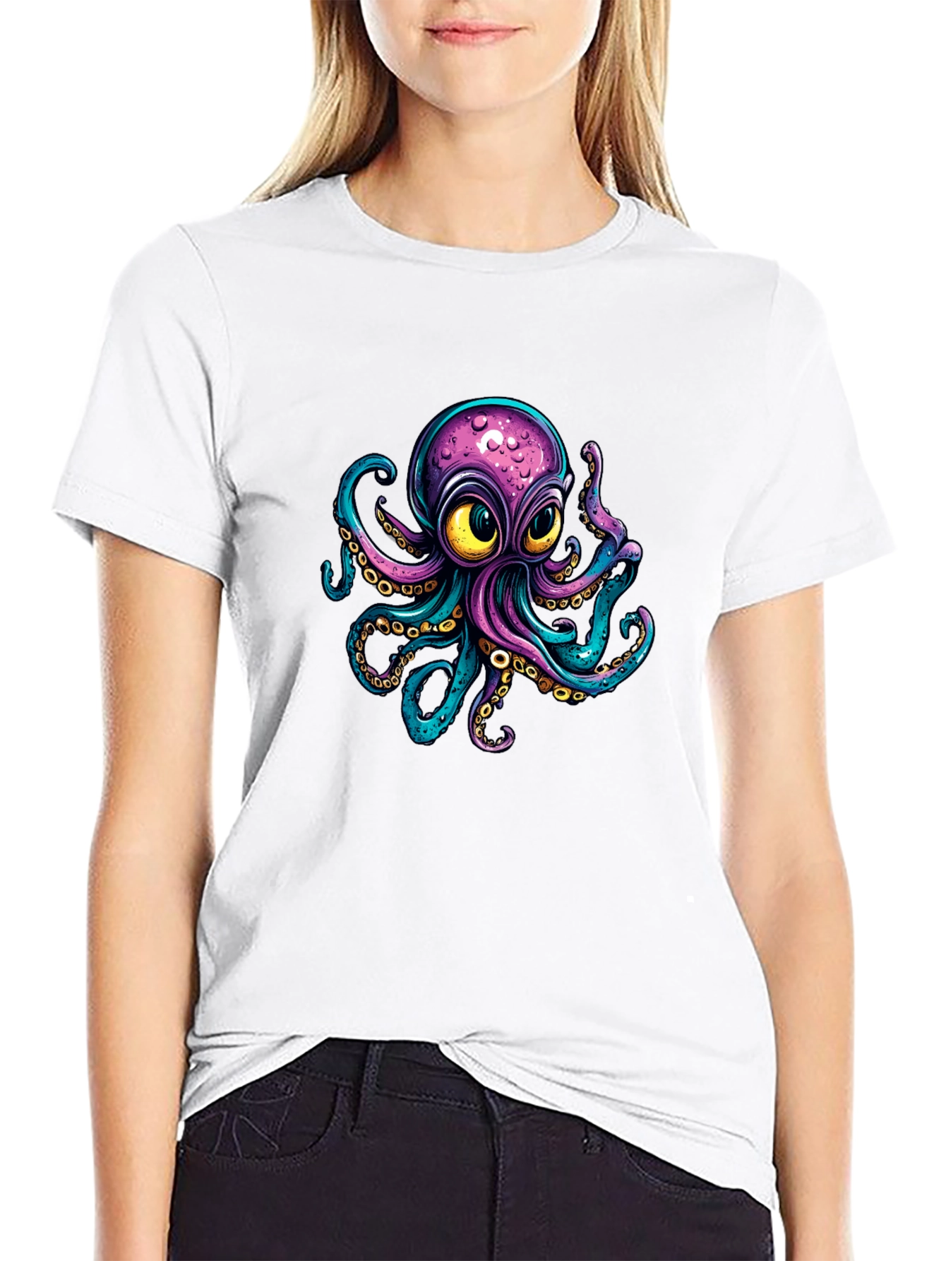 Octopus Graphic T-Shirt - Unique Design Tee