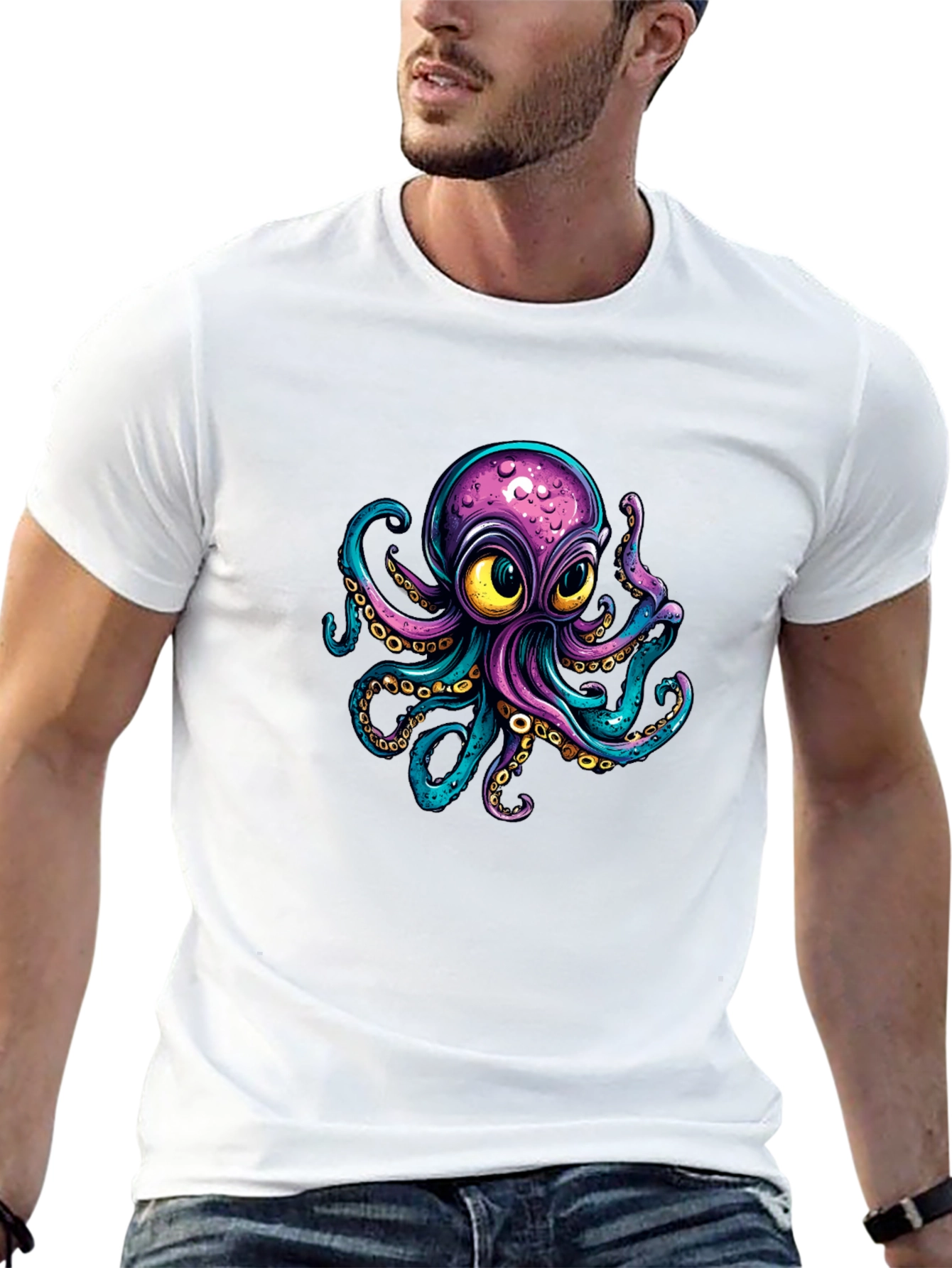 Octopus Graphic T-Shirt - Unique Design Tee