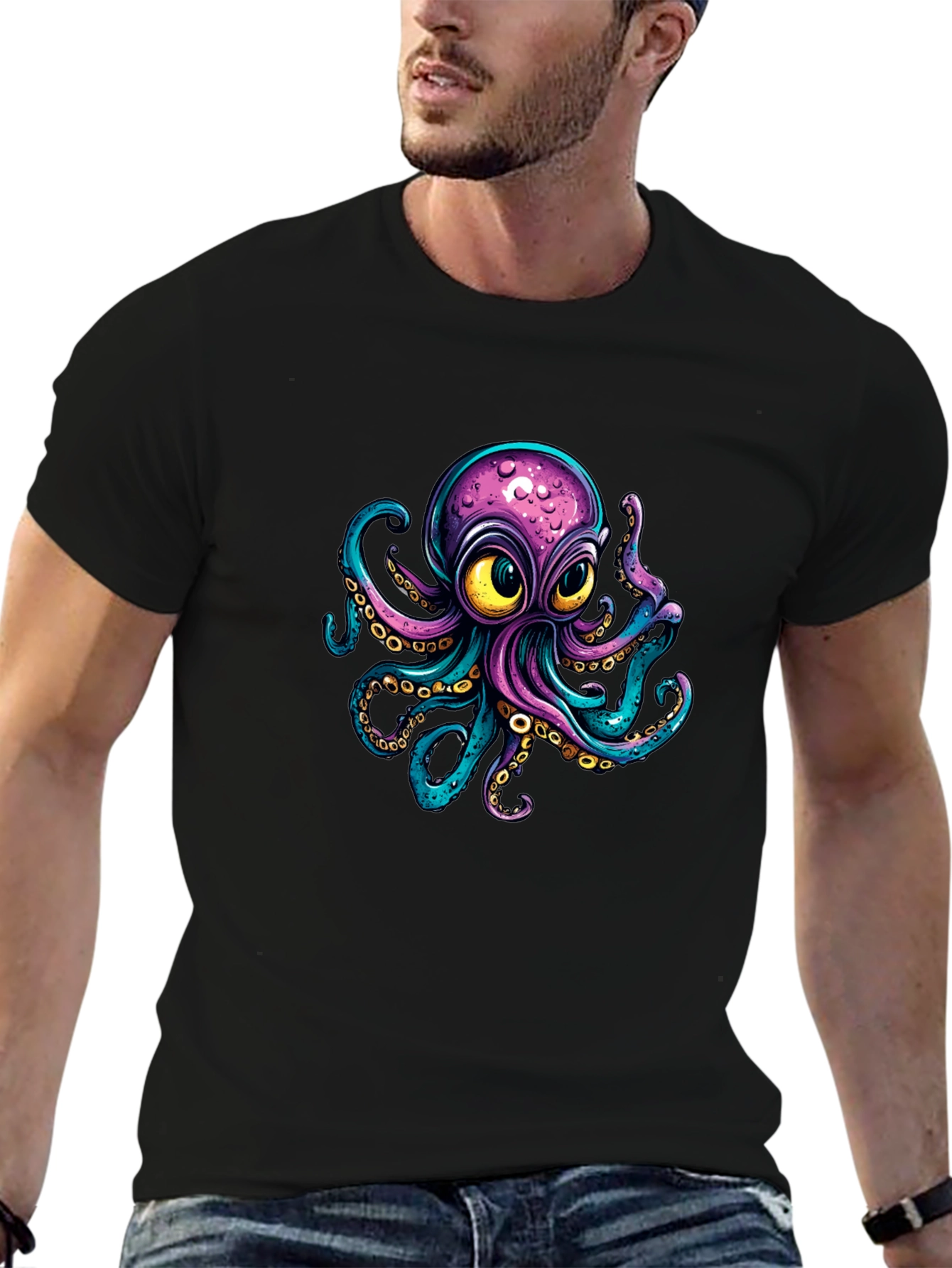 Octopus Graphic T-Shirt - Unique Design Tee