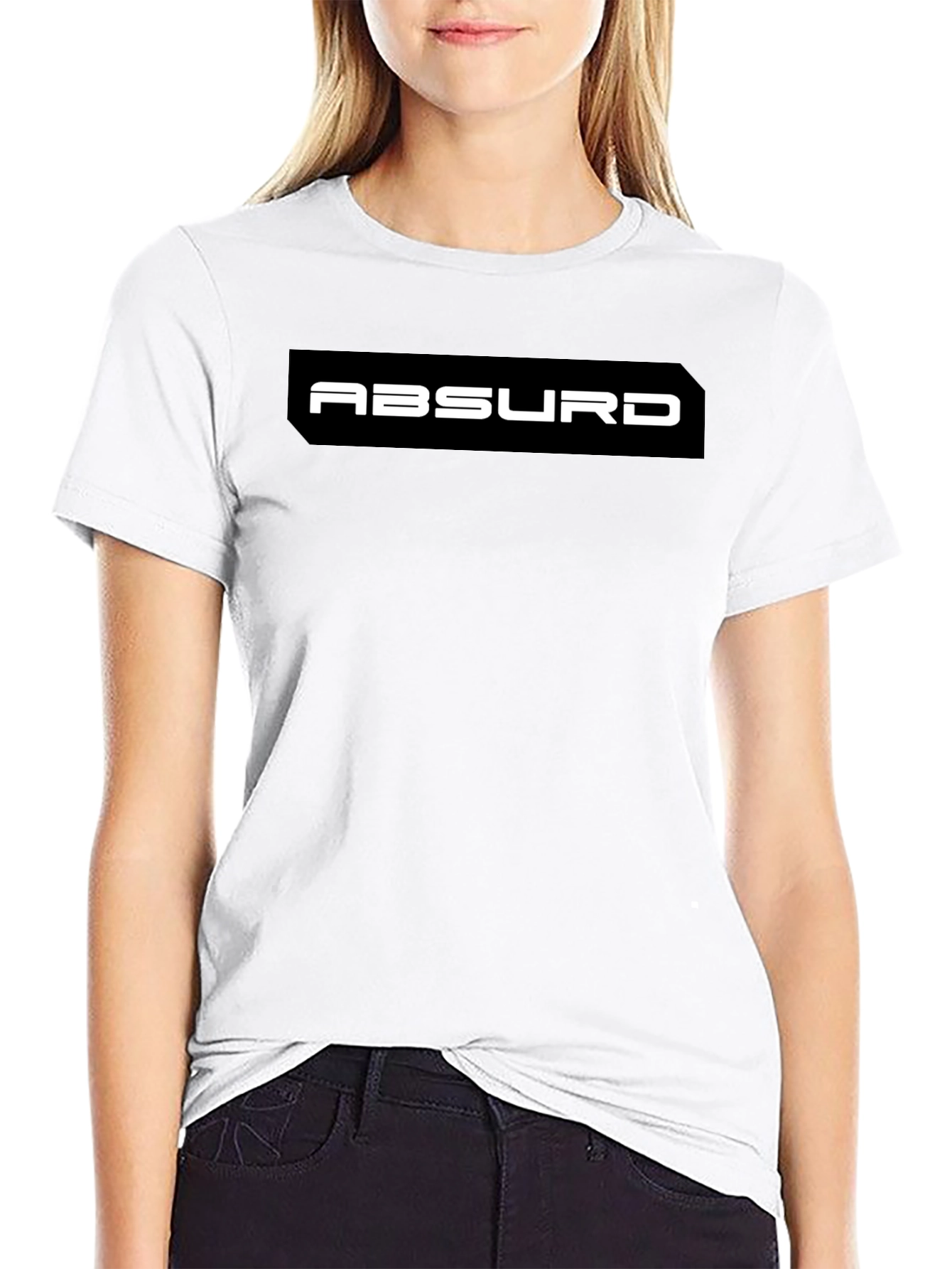 Absurd Graphic Black T-Shirt - Modern Casual Wear