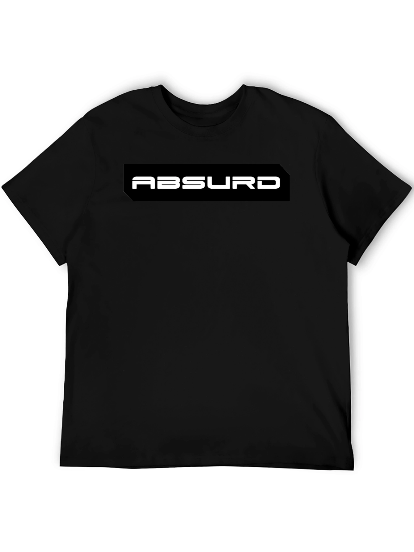 Absurd Graphic Black T-Shirt - Modern Casual Wear