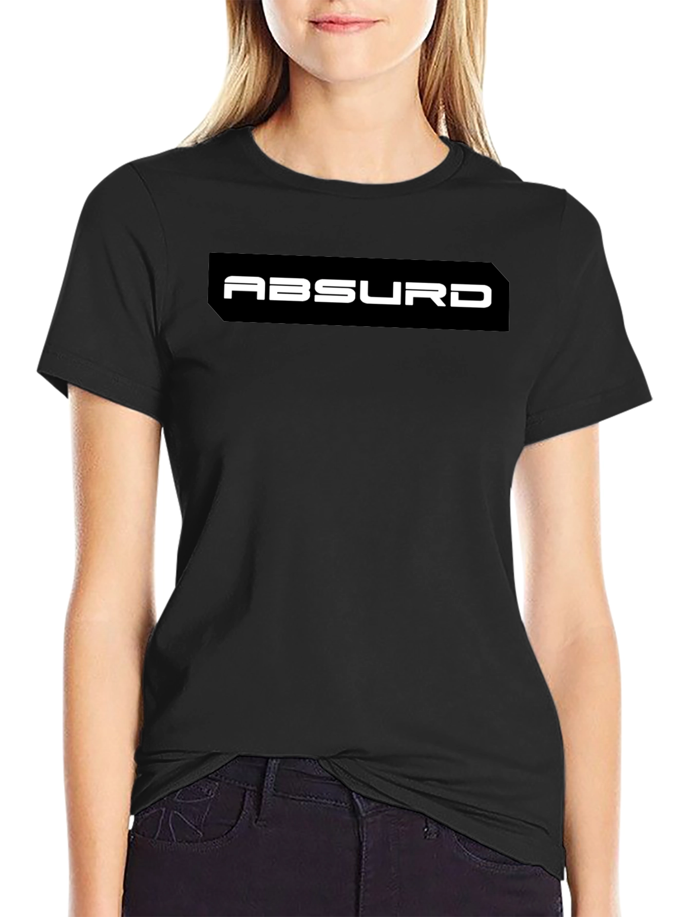 Absurd Graphic Black T-Shirt - Modern Casual Wear