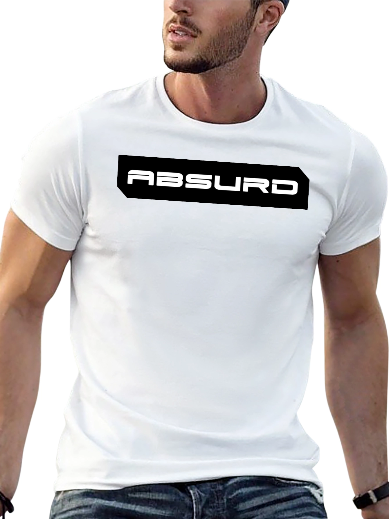 Absurd Graphic Black T-Shirt - Modern Casual Wear