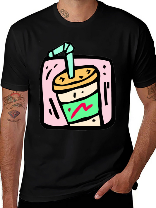 Retro Soda Graphic Tee - Black