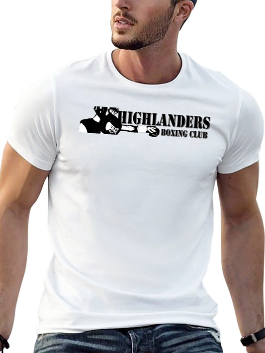 Highlanders Boxing Club Graphic T-Shirt - Black