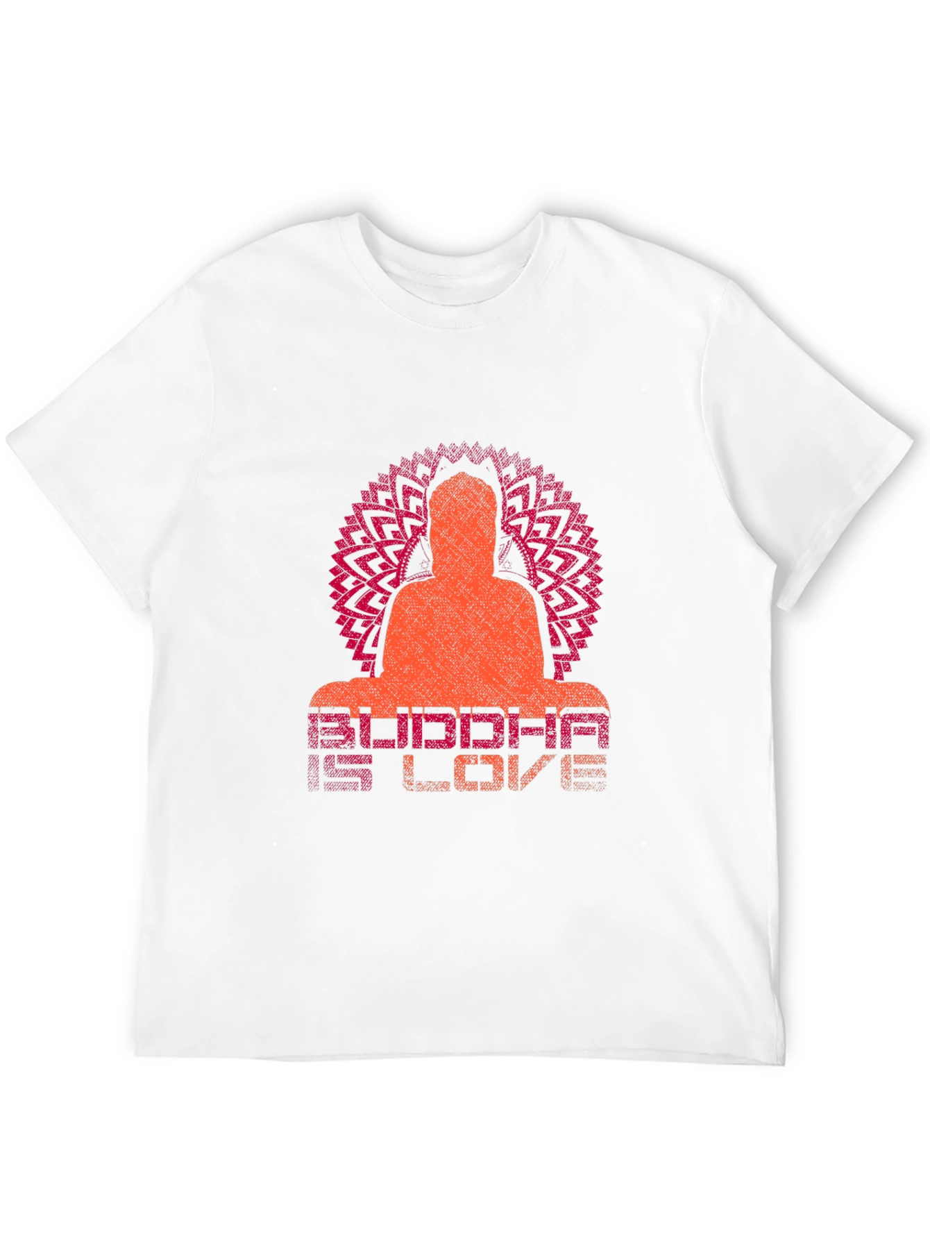 Buddha is Love Graphic Print T-Shirt