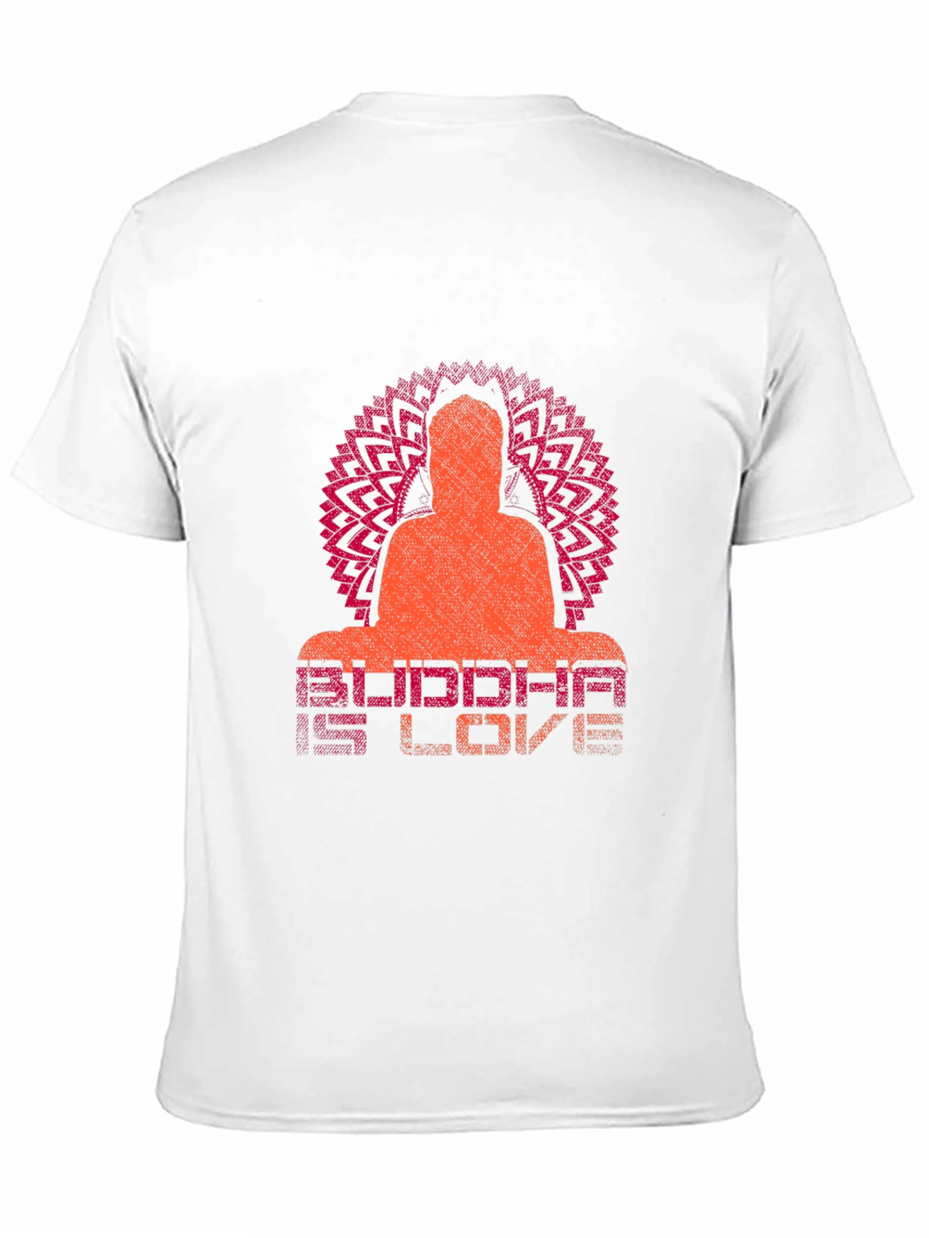 Buddha is Love Graphic Print T-Shirt