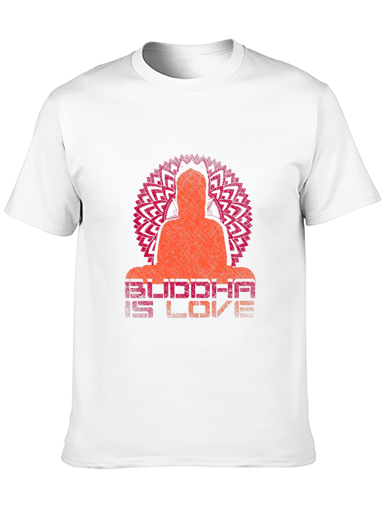 Buddha is Love Graphic Print T-Shirt