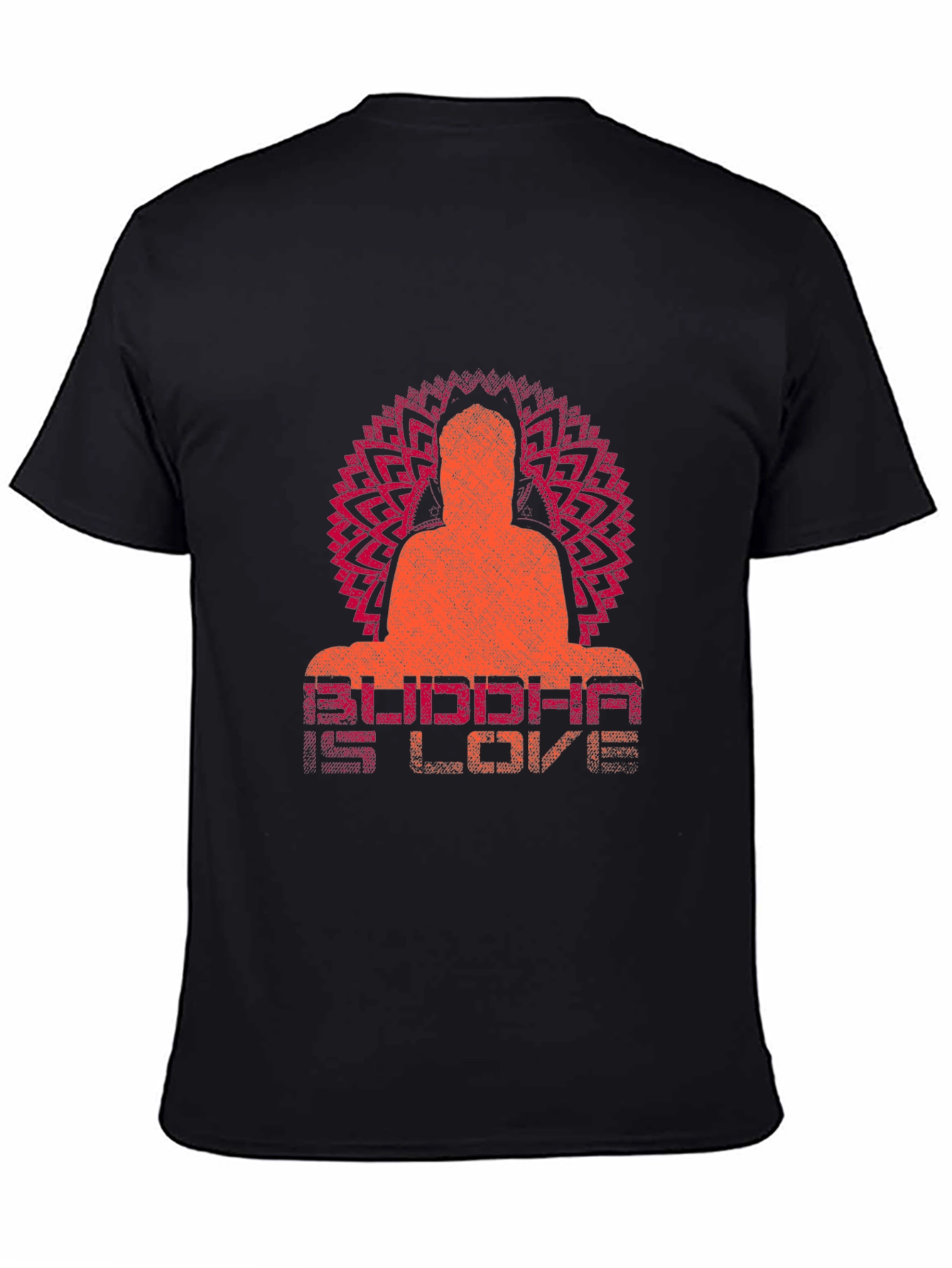 Buddha is Love Graphic Print T-Shirt