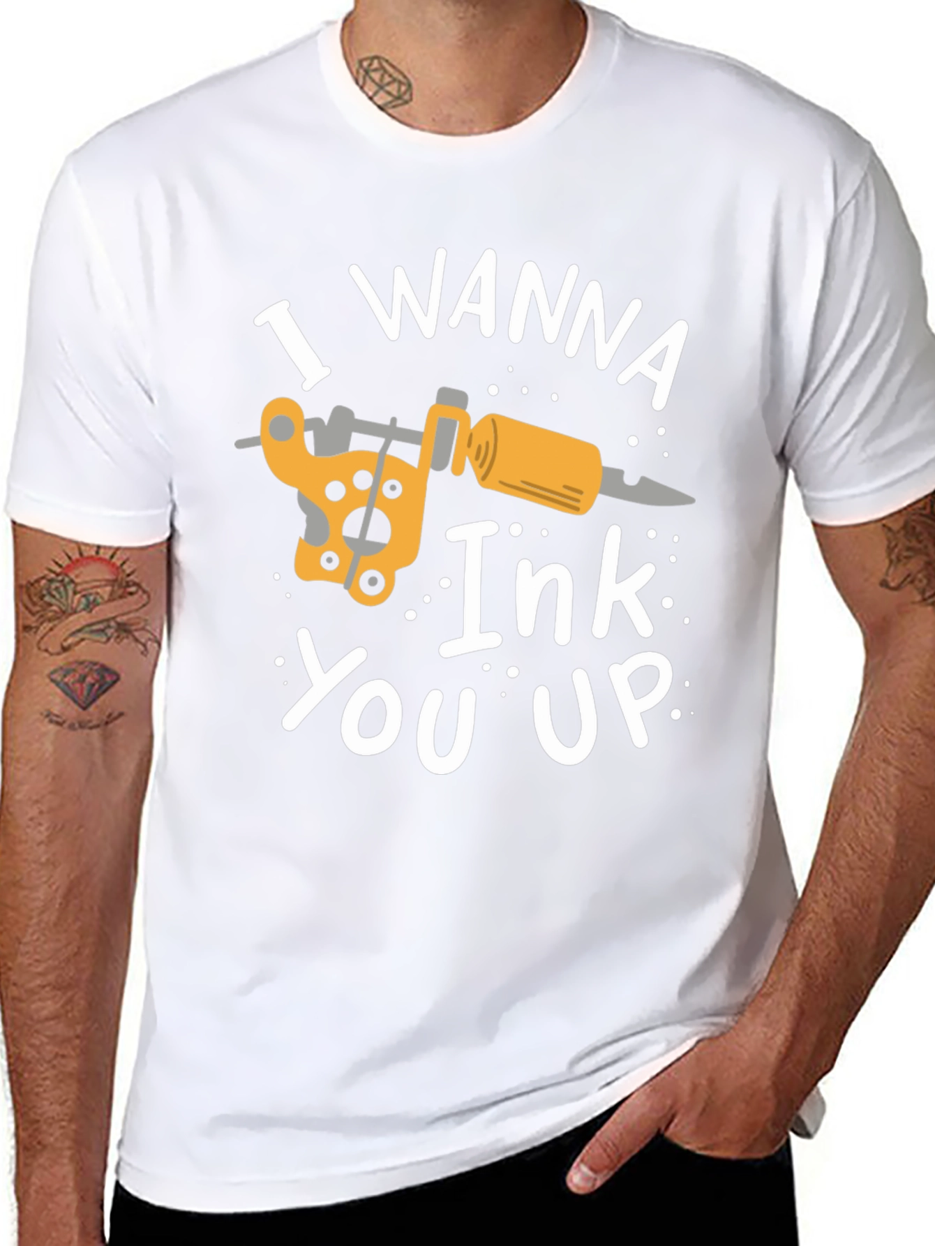 I Wanna Ink You Up Tattoo Artist Tee