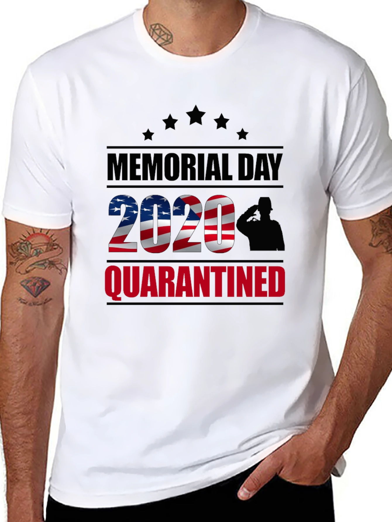 Memorial Day 2020 Quarantined Graphic T-Shirt