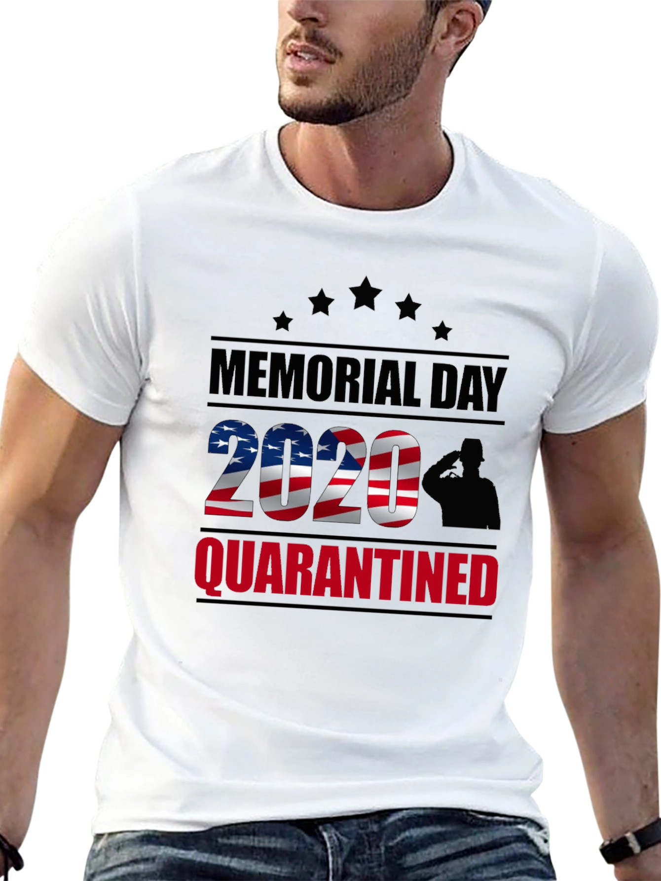 Memorial Day 2020 Quarantined Graphic T-Shirt