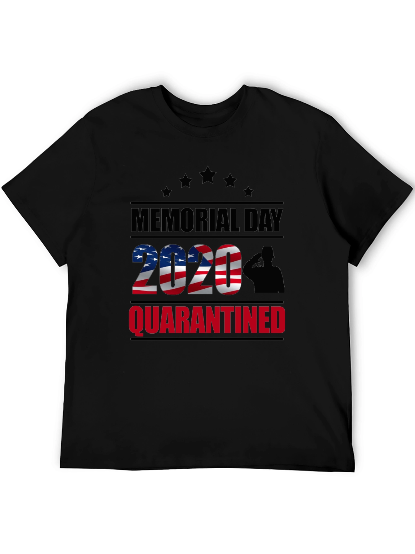 Memorial Day 2020 Quarantined Graphic T-Shirt