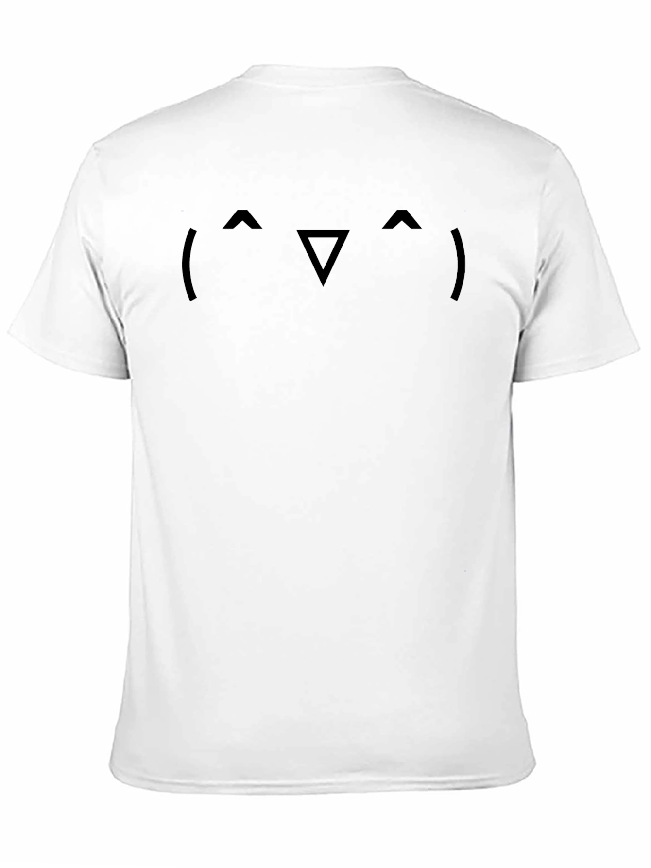 Black T-Shirt with a Cute Cat Face Design