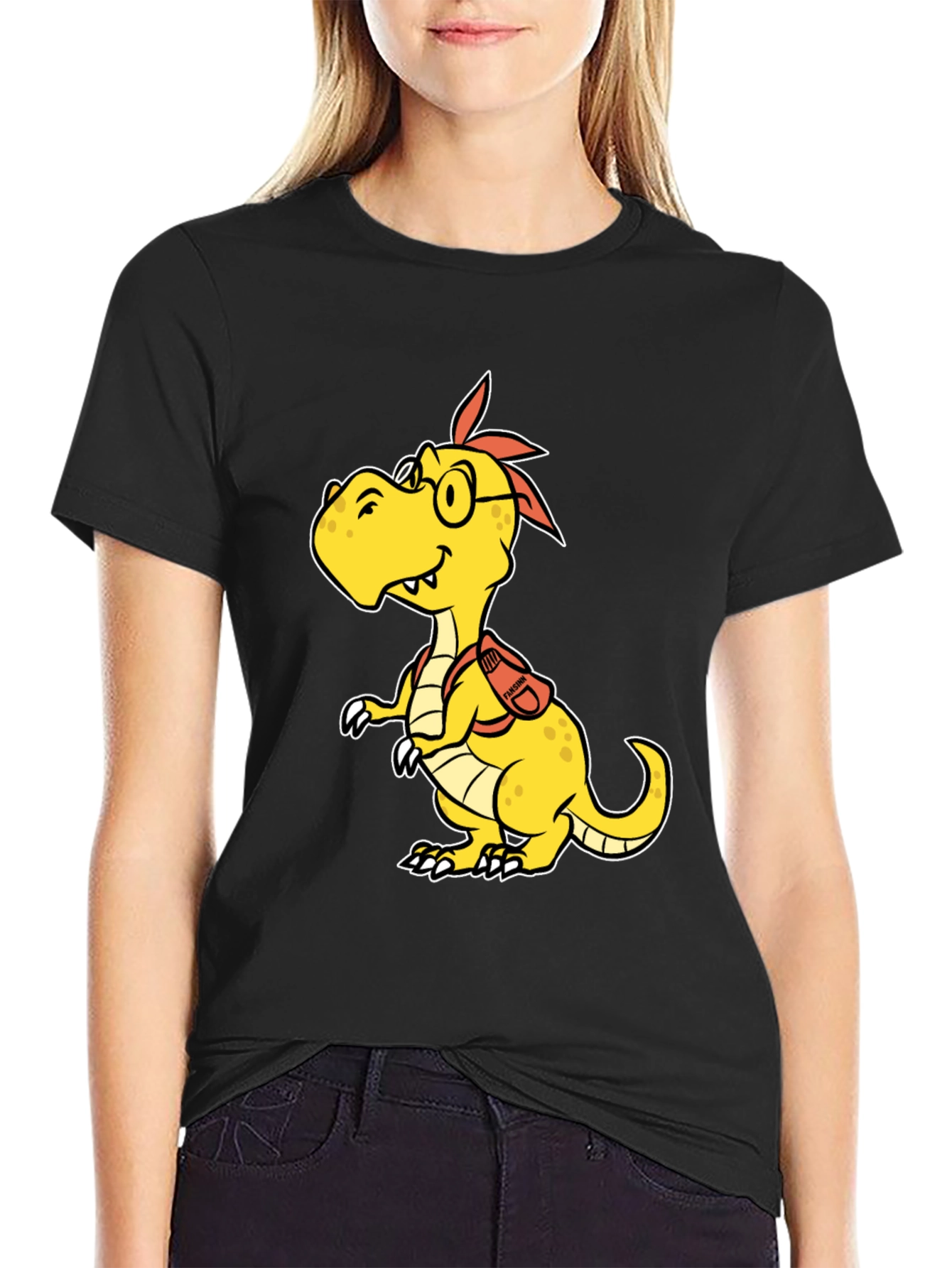 Dino Student T-Shirt - Cute Cartoon Dinosaur
