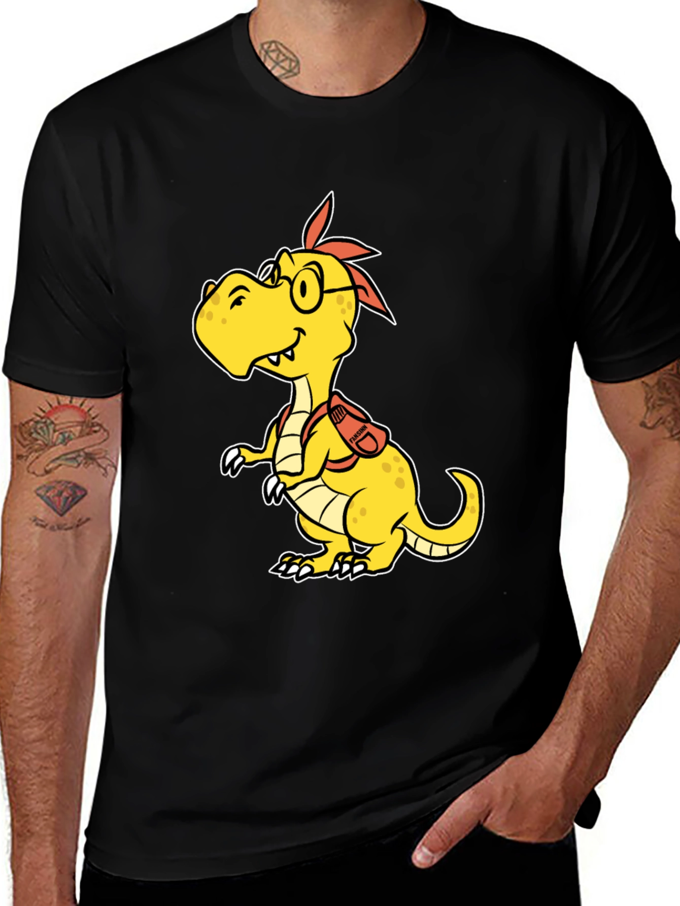Dino Student T-Shirt - Cute Cartoon Dinosaur