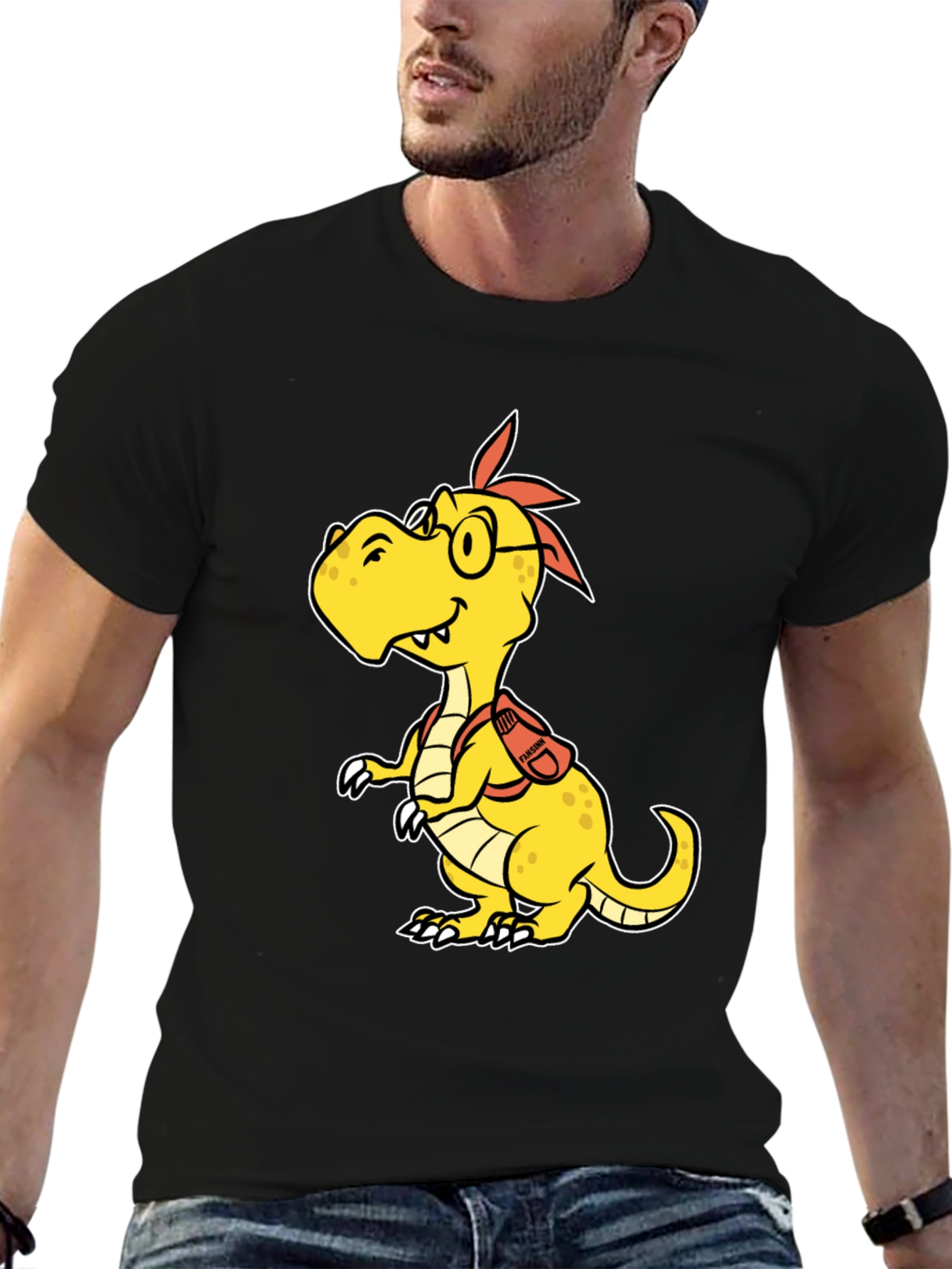 Dino Student T-Shirt - Cute Cartoon Dinosaur