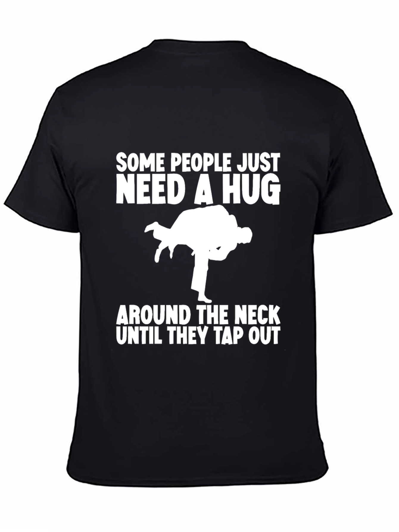 Funny Judo T-Shirt Hug Around The Neck