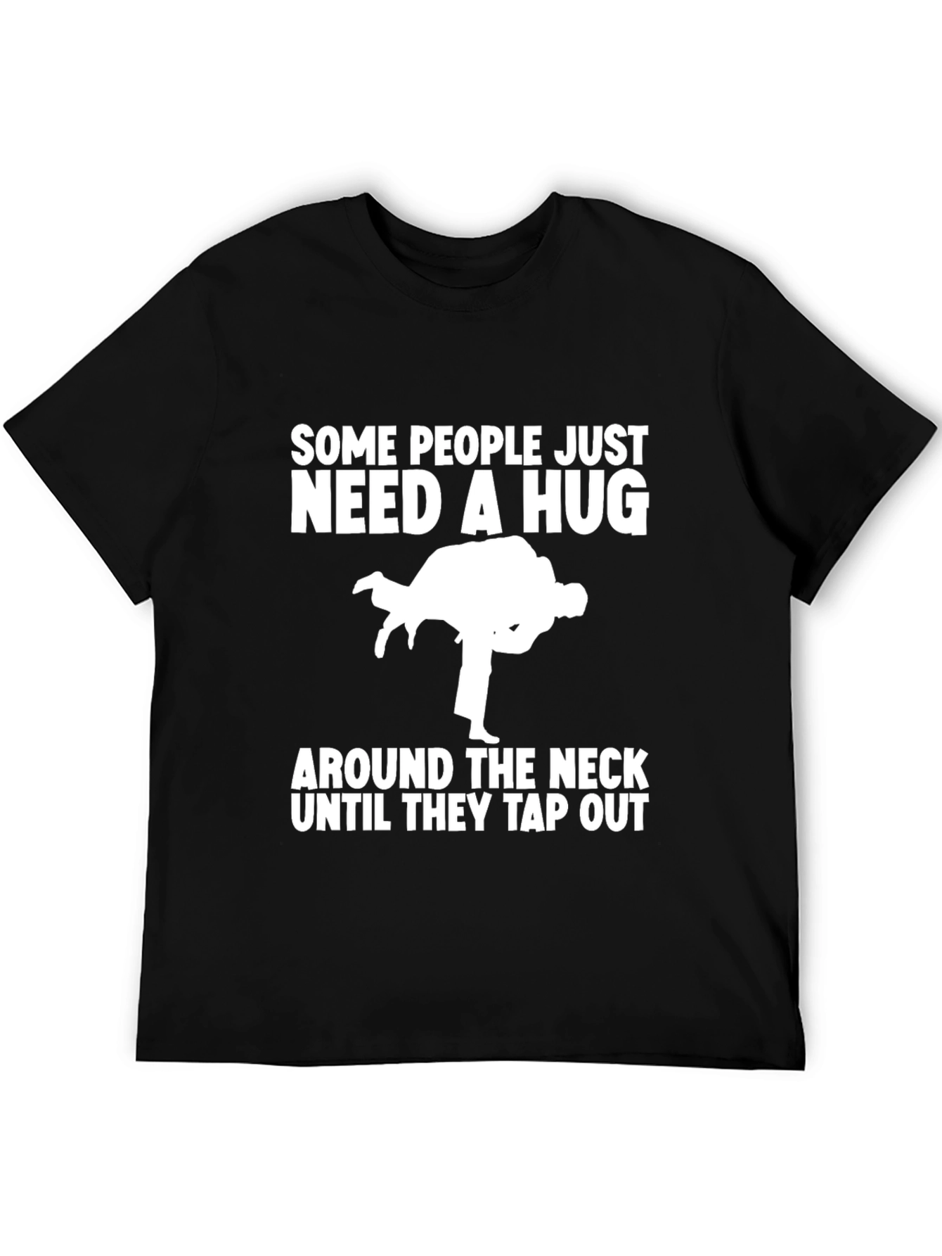 Funny Judo T-Shirt Hug Around The Neck
