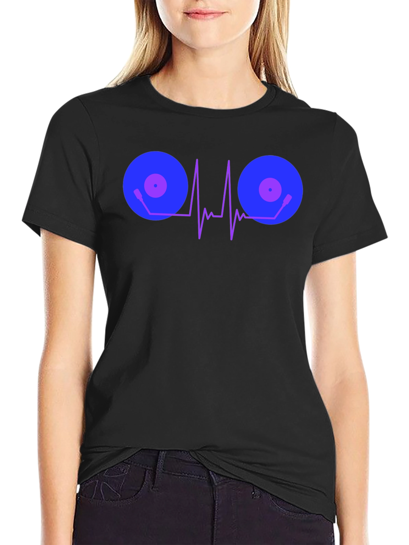 DJ Heartbeat T-Shirt - Music Lover Tee
