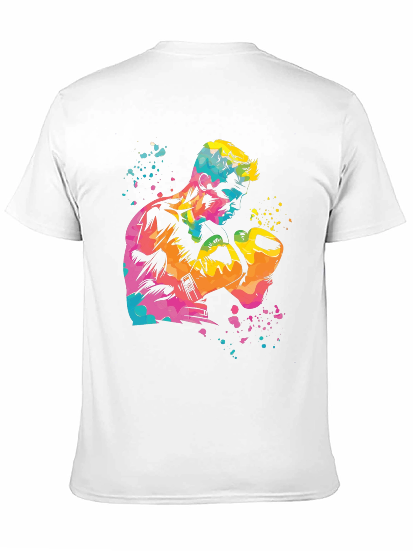 Colorful Boxer Graphic T-Shirt