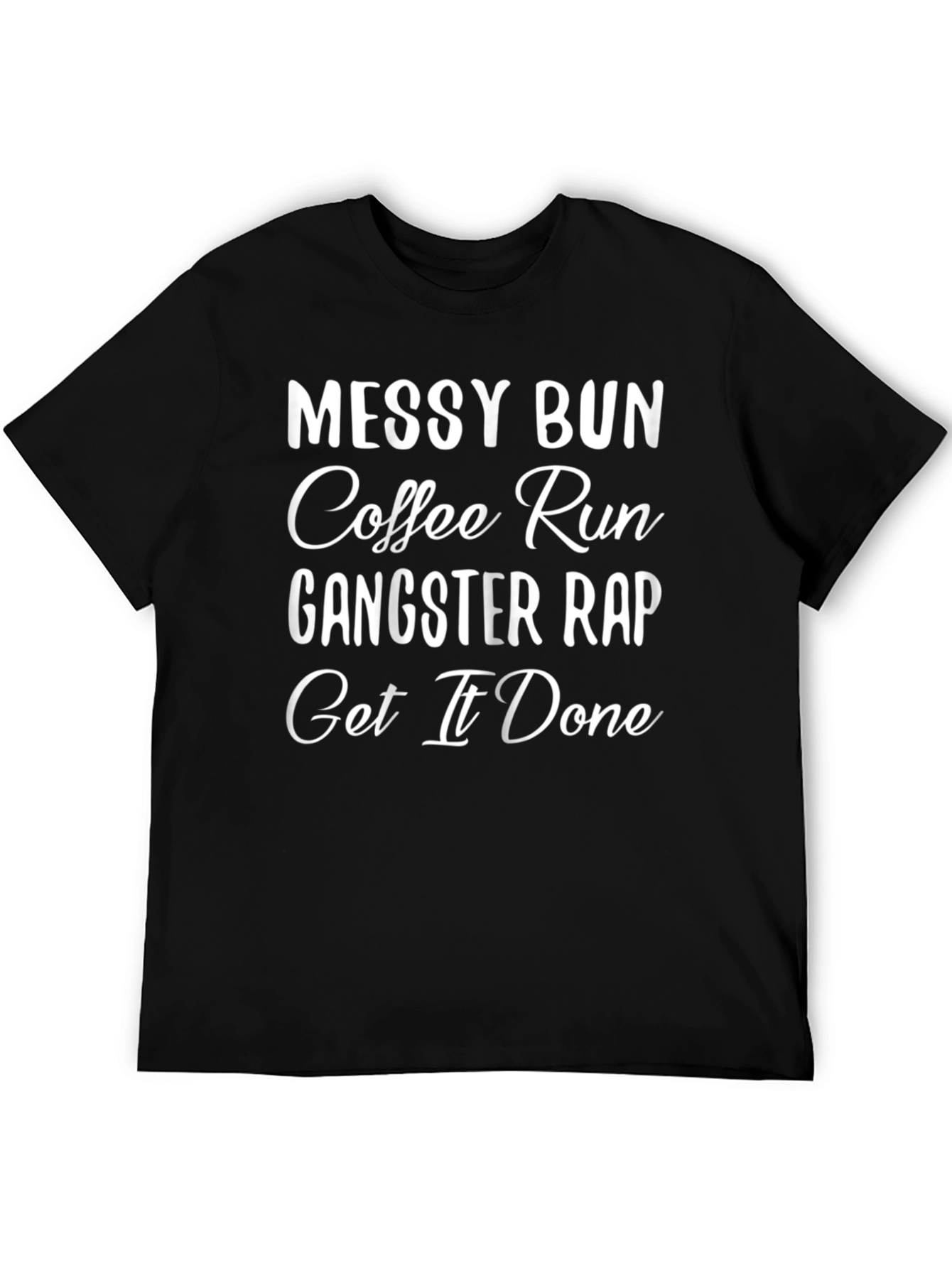Messy Bun Coffee Run Graphic Tee