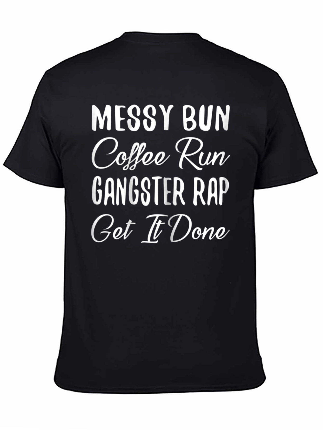 Messy Bun Coffee Run Graphic Tee
