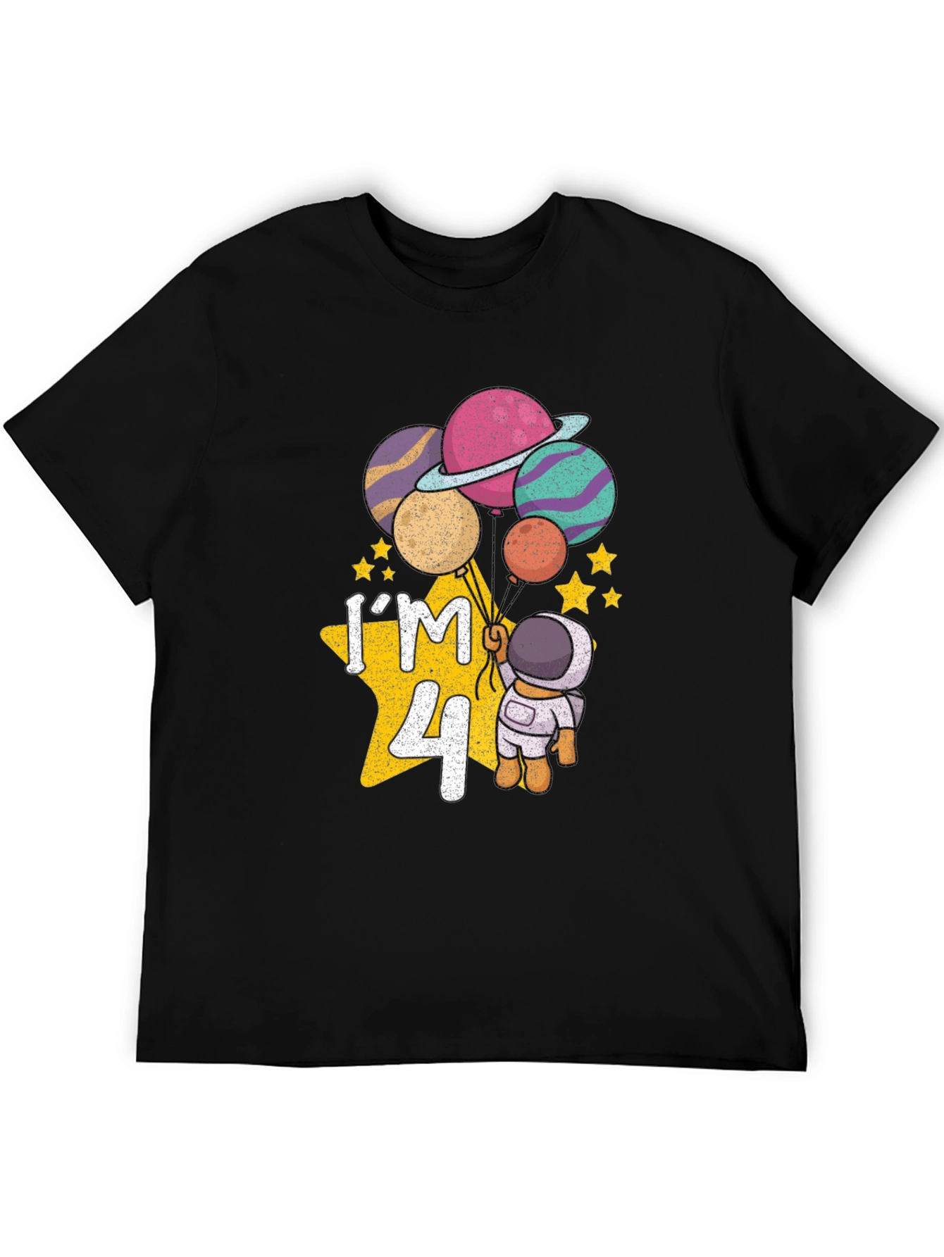 Im 4! Astronaut Birthday T-Shirt