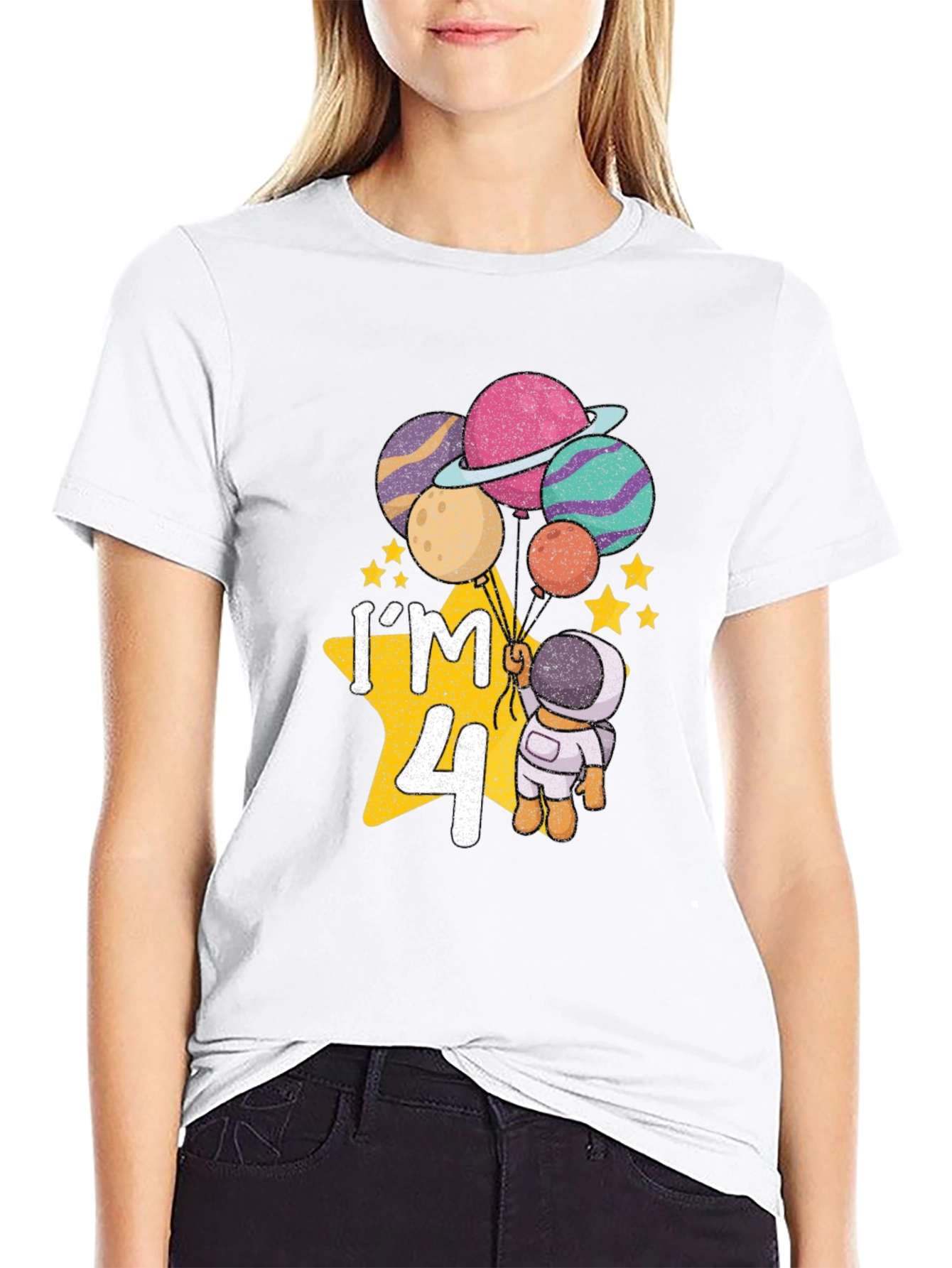 Im 4! Astronaut Birthday T-Shirt