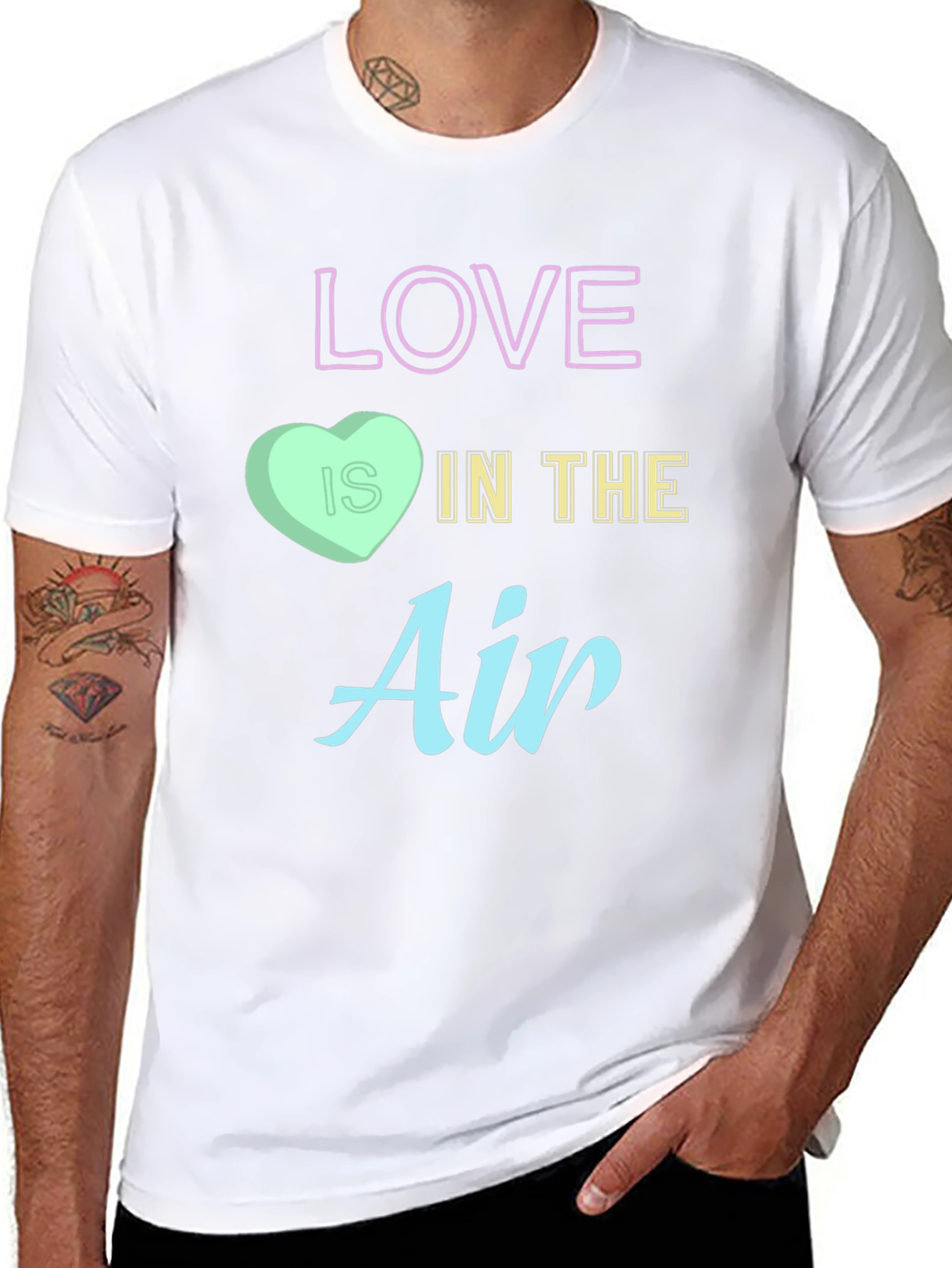 Love Is In The Air Valentines Day Graphic Tee