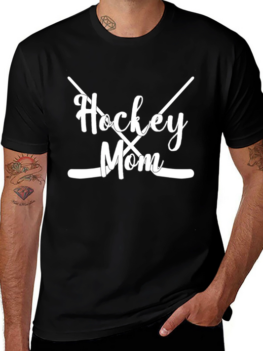 Hockey Mom T-Shirt - Black Tee
