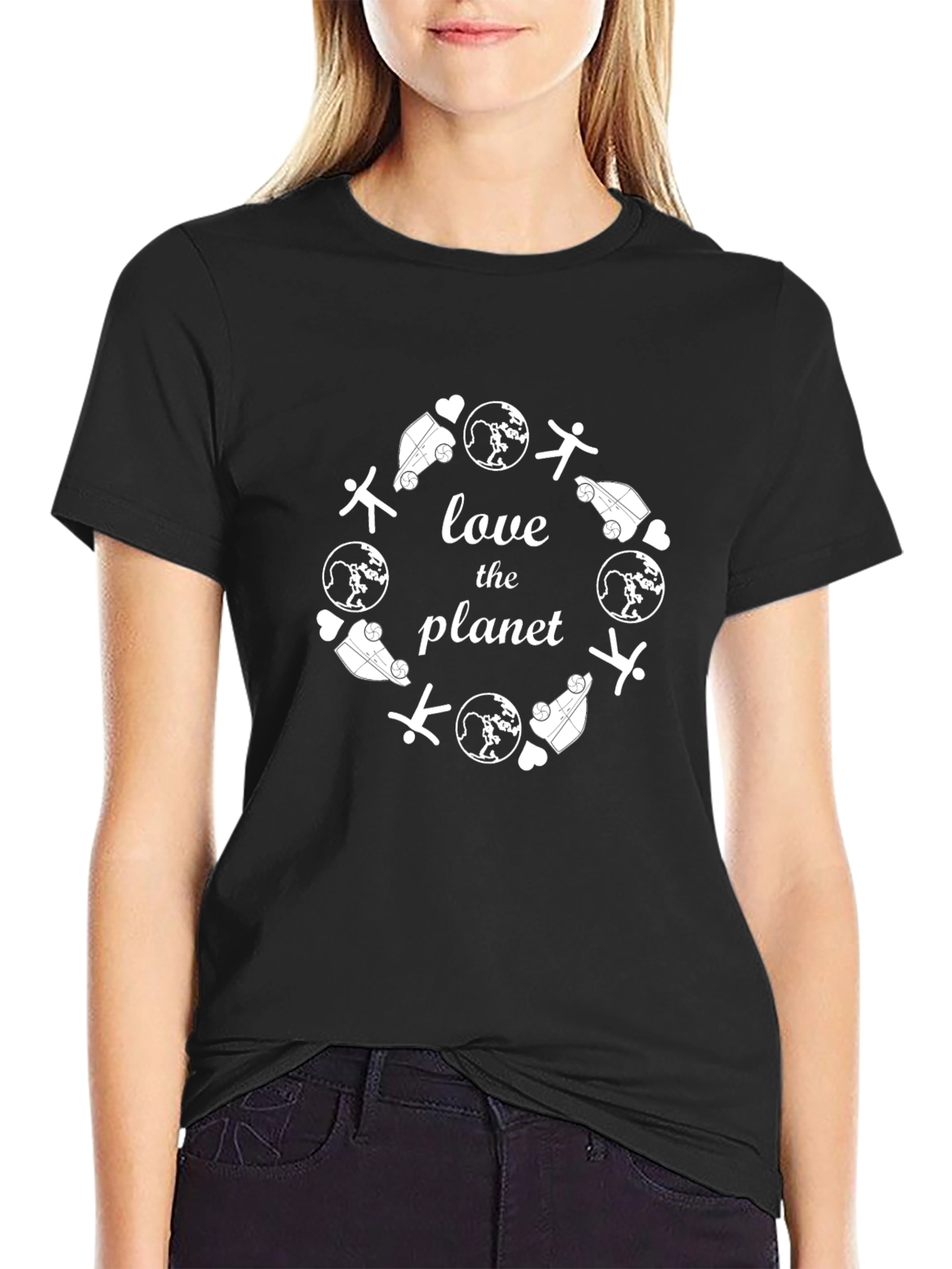 Love The Planet Graphic Tee - Eco Friendly Shirt