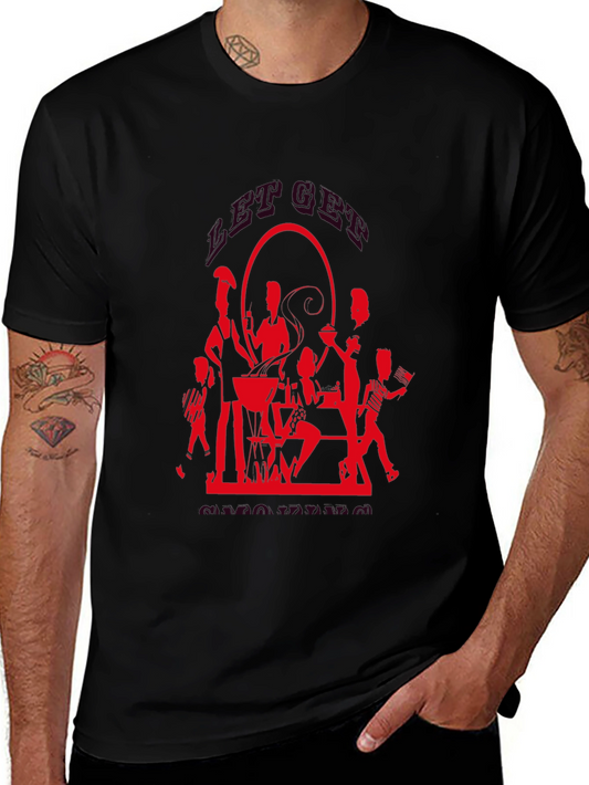 BBQ Silhouette Graphic T-Shirt