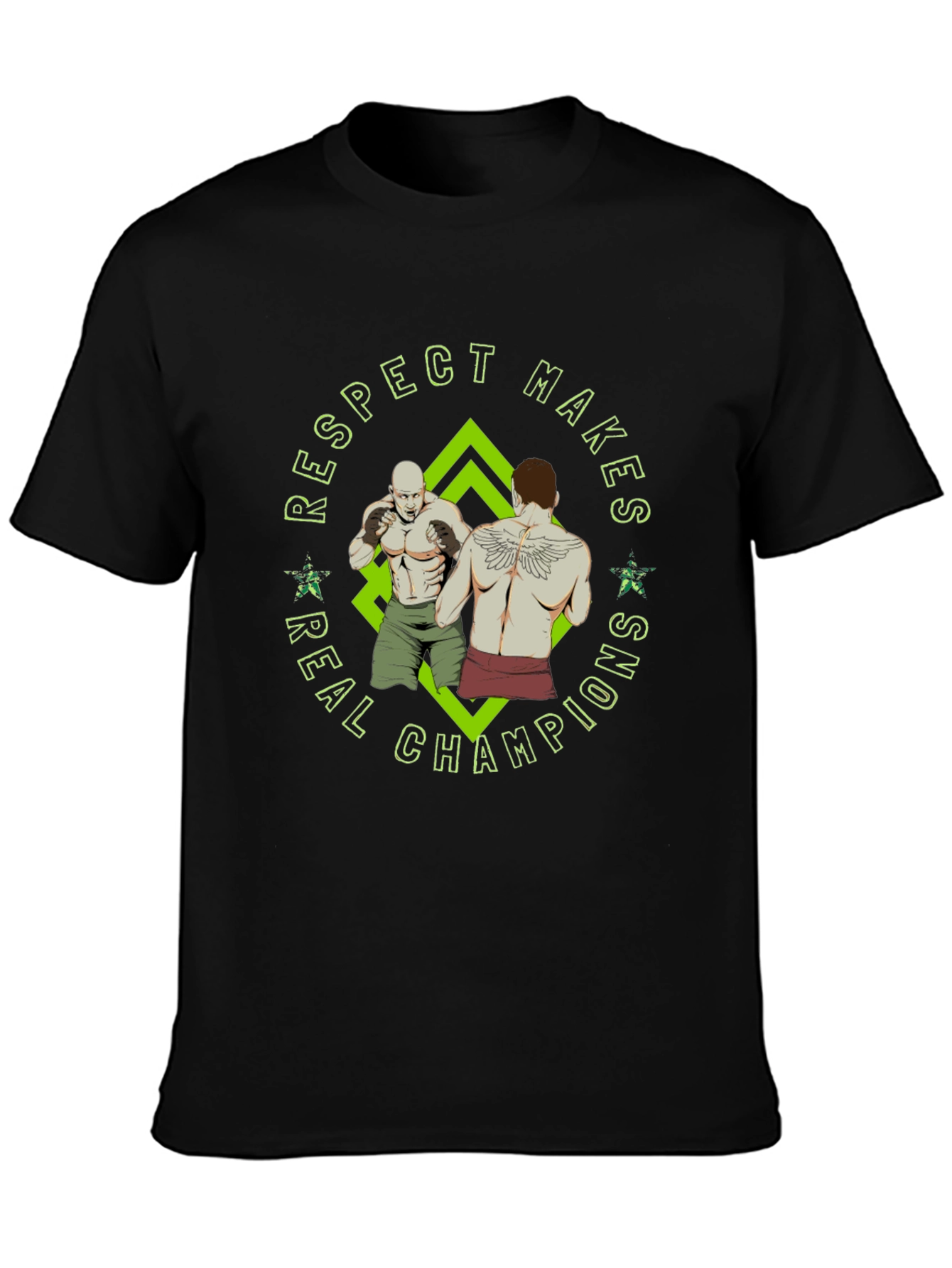 Respect Makes Real Champions MMA Graphic Tee