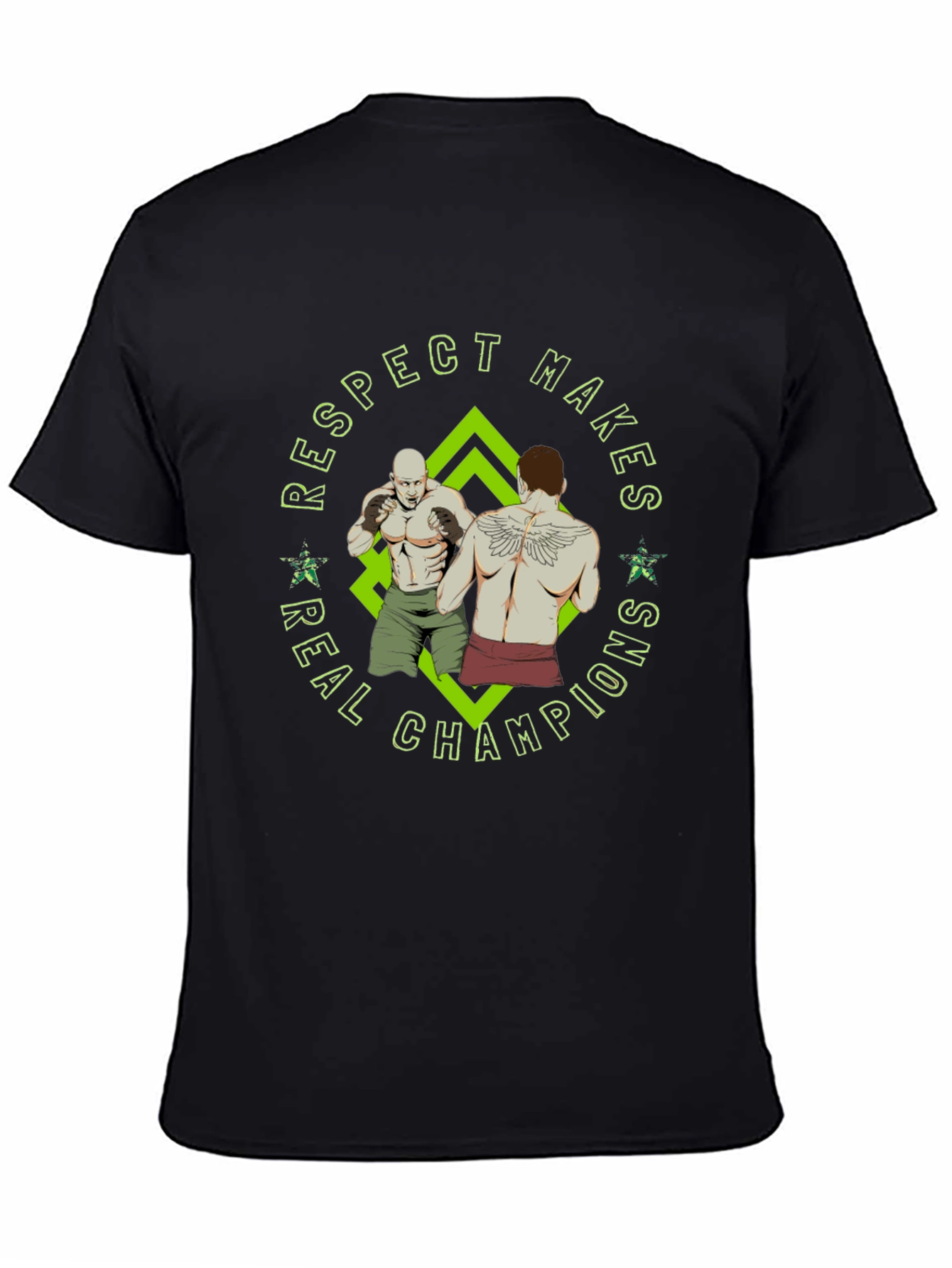 Respect Makes Real Champions MMA Graphic Tee