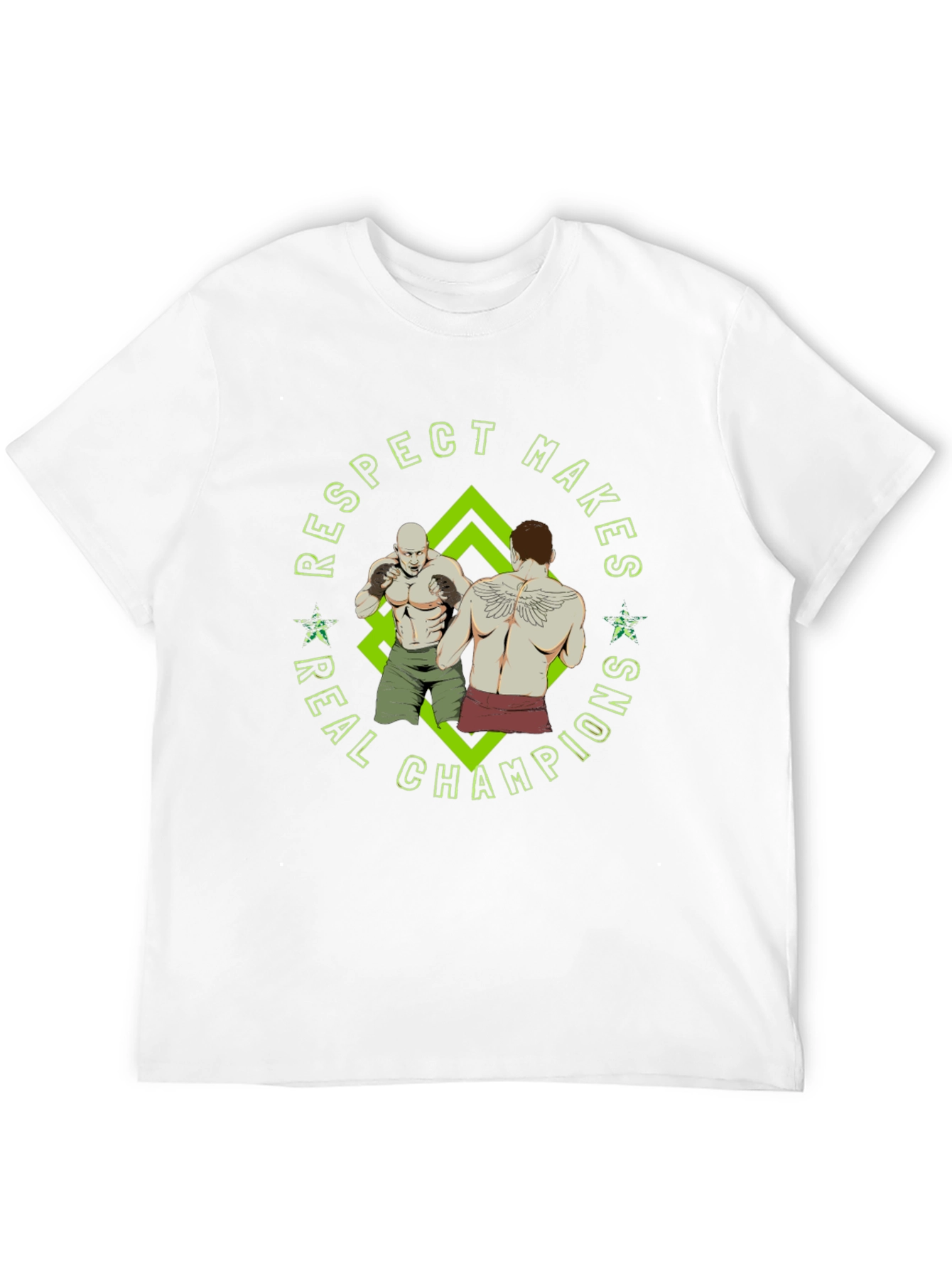 Respect Makes Real Champions MMA Graphic Tee