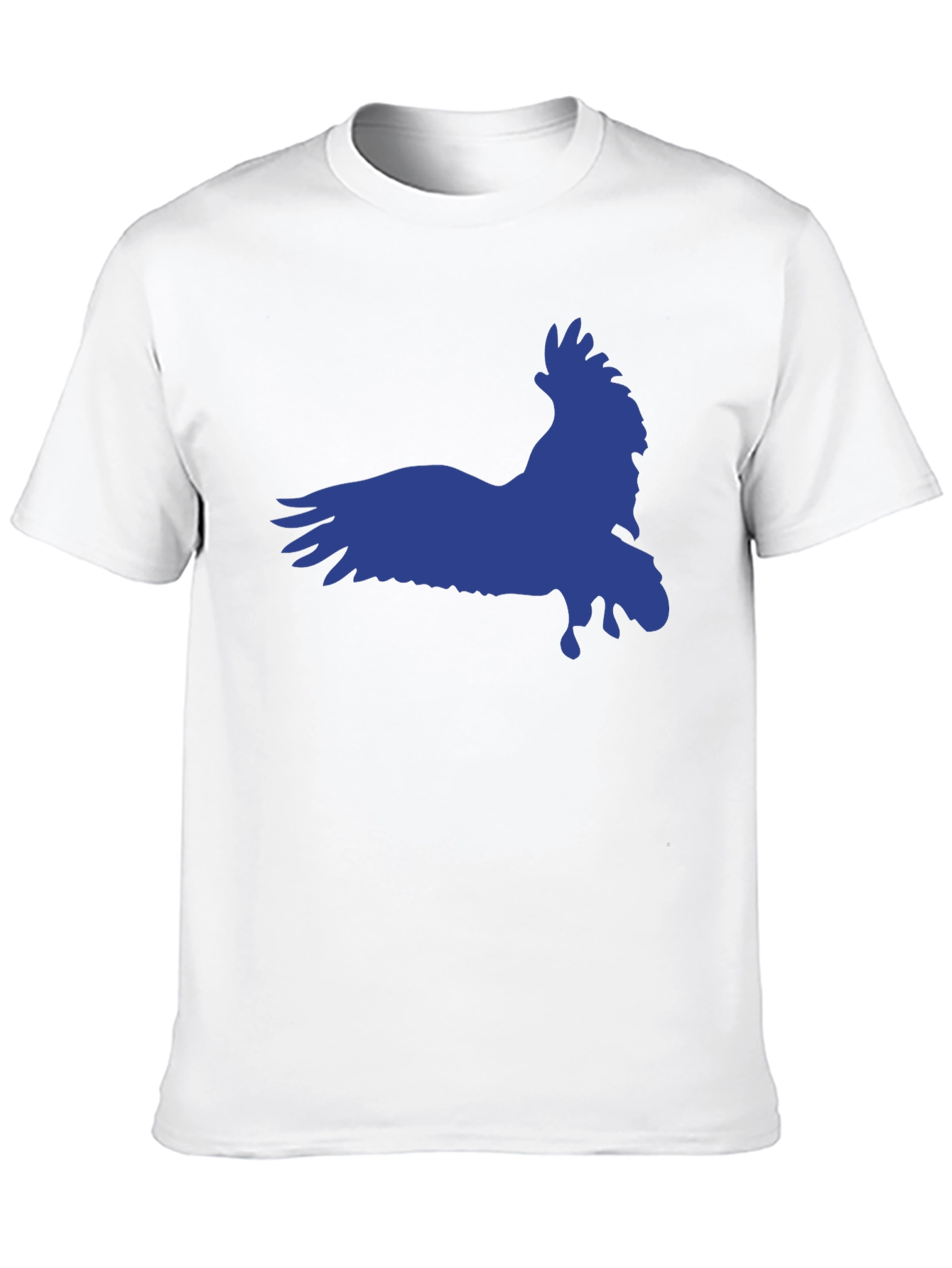 Raven Graphic Tee - Black Cotton Blend Shirt