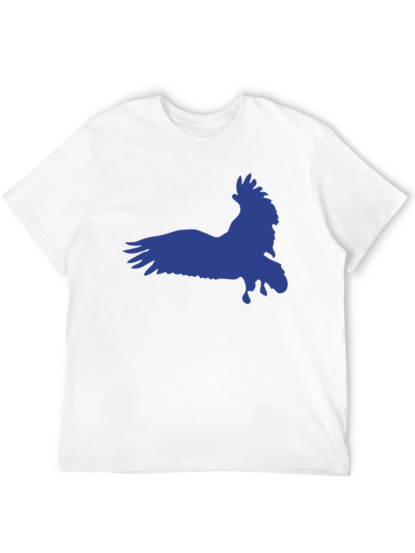 Raven Graphic Tee - Black Cotton Blend Shirt