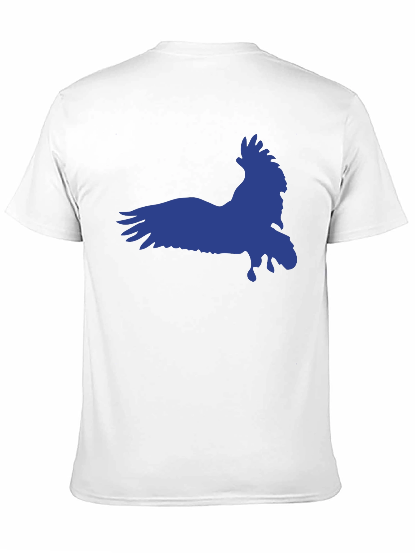 Raven Graphic Tee - Black Cotton Blend Shirt